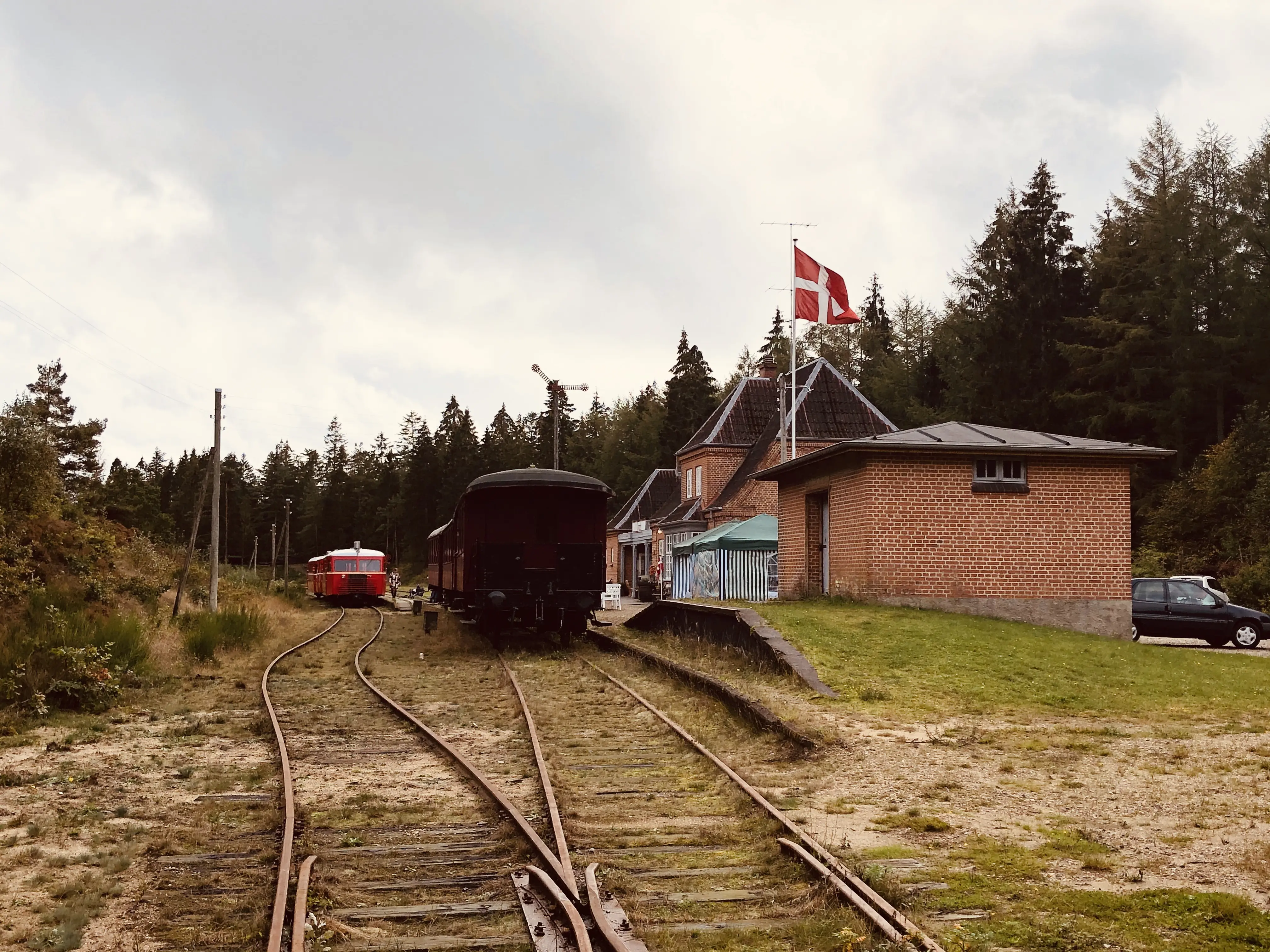 Billede af Vrads Station. Billede af Vrads Station.