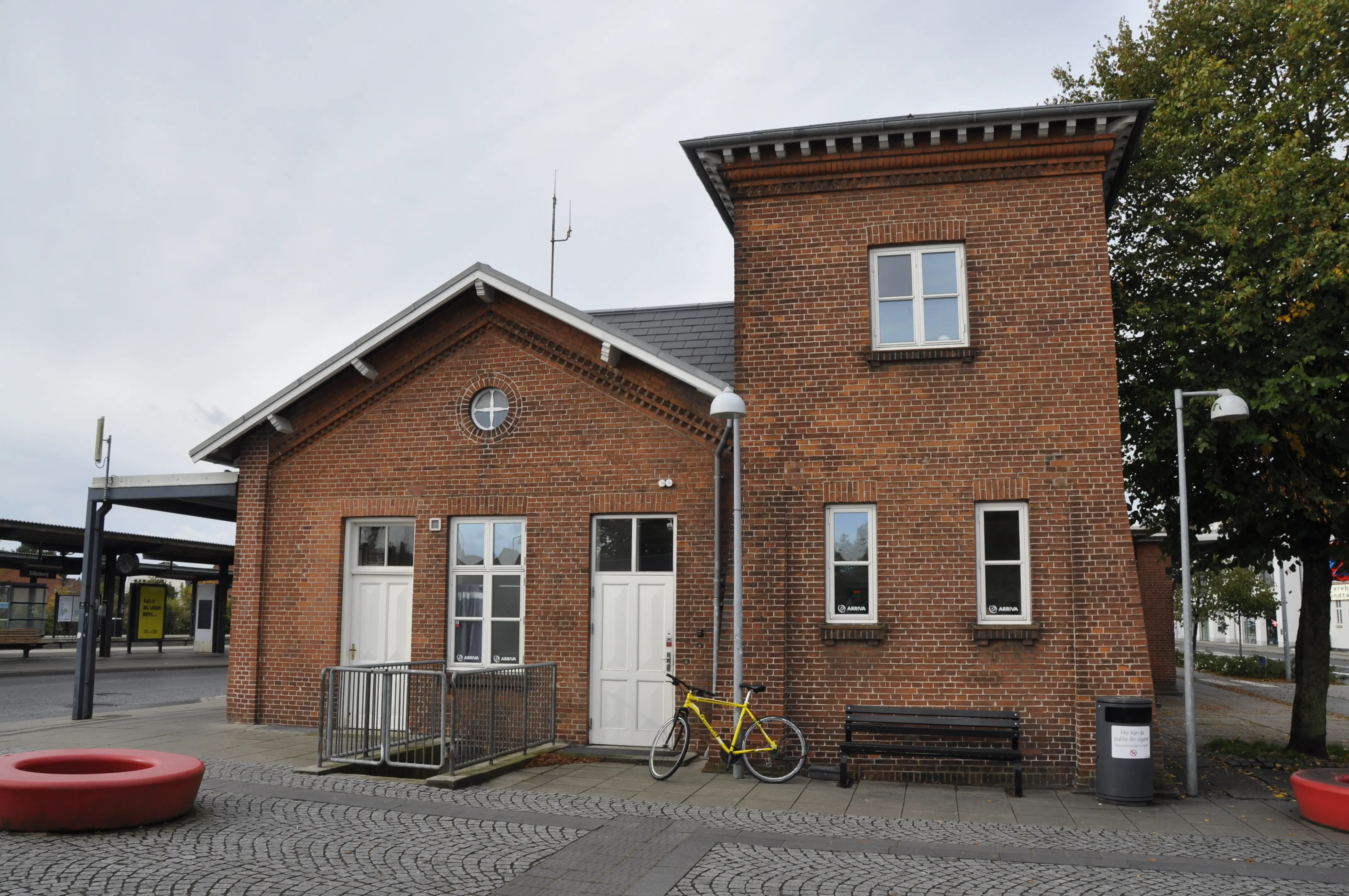 Billede af Silkeborg Station. Billede af Silkeborg Station.