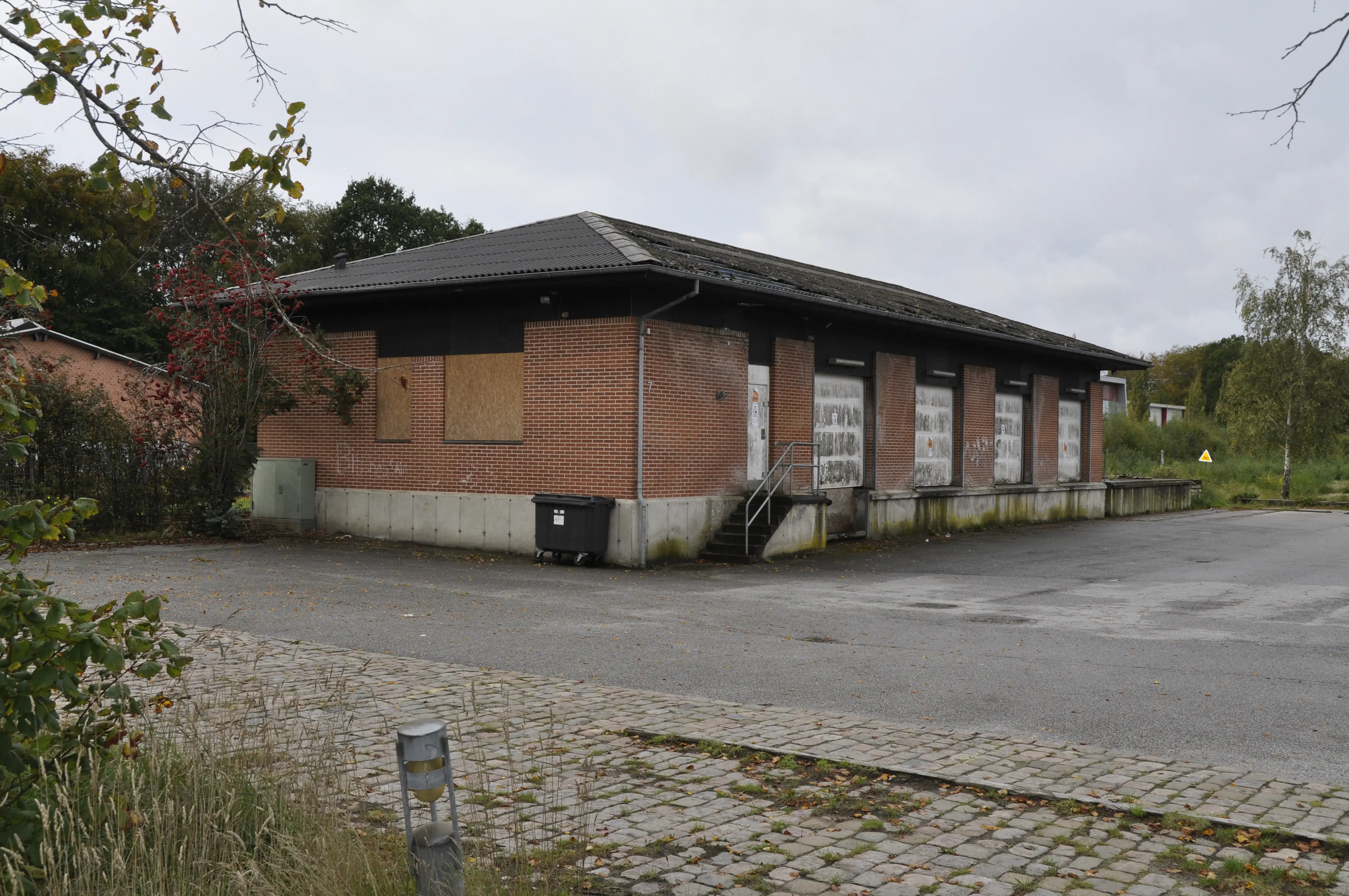 Billede af Silkeborg Stations varehus. Billede af Silkeborg Stations varehus.