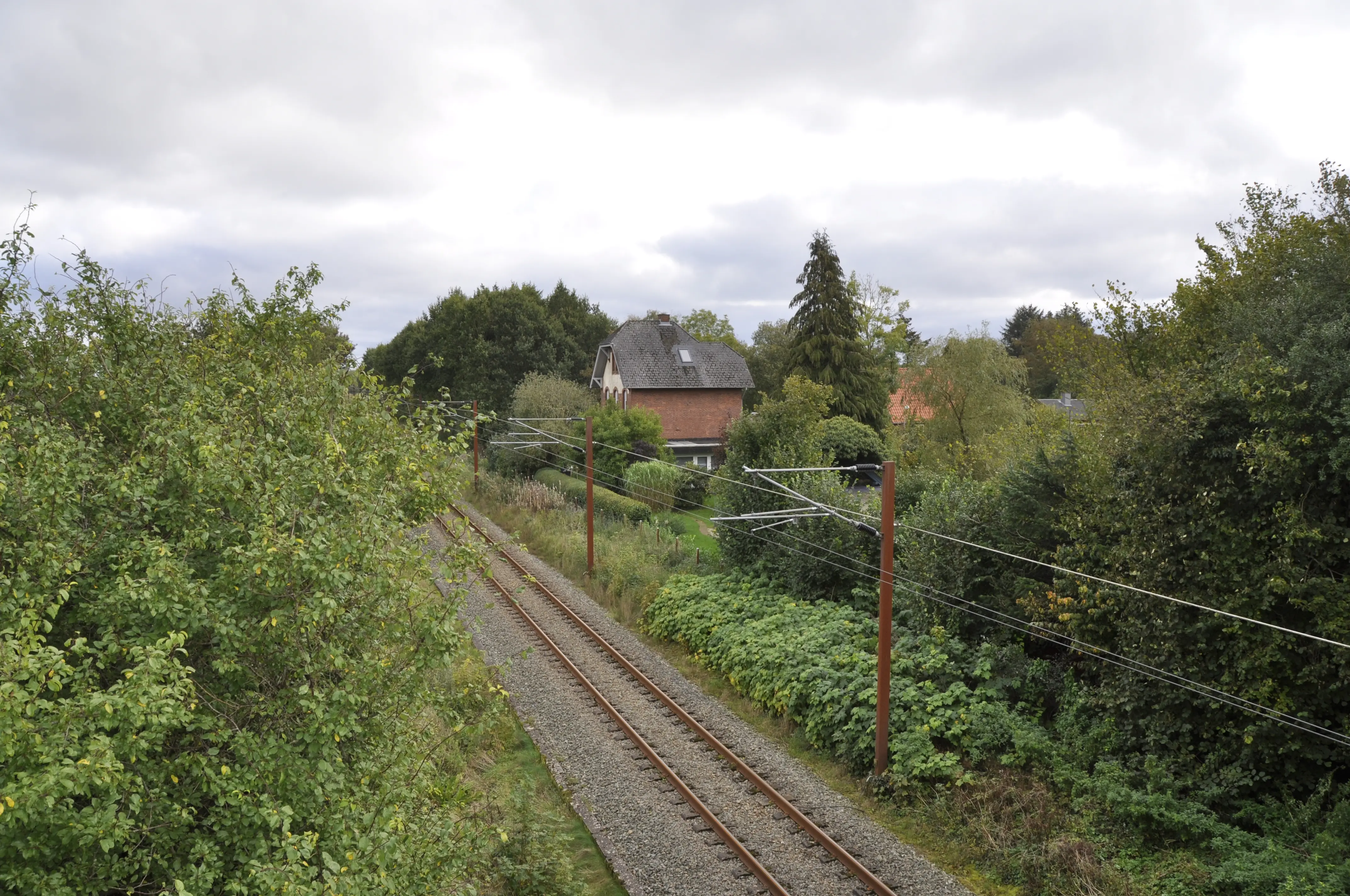 Billede af Lundtoft Holdeplads med sidespor.