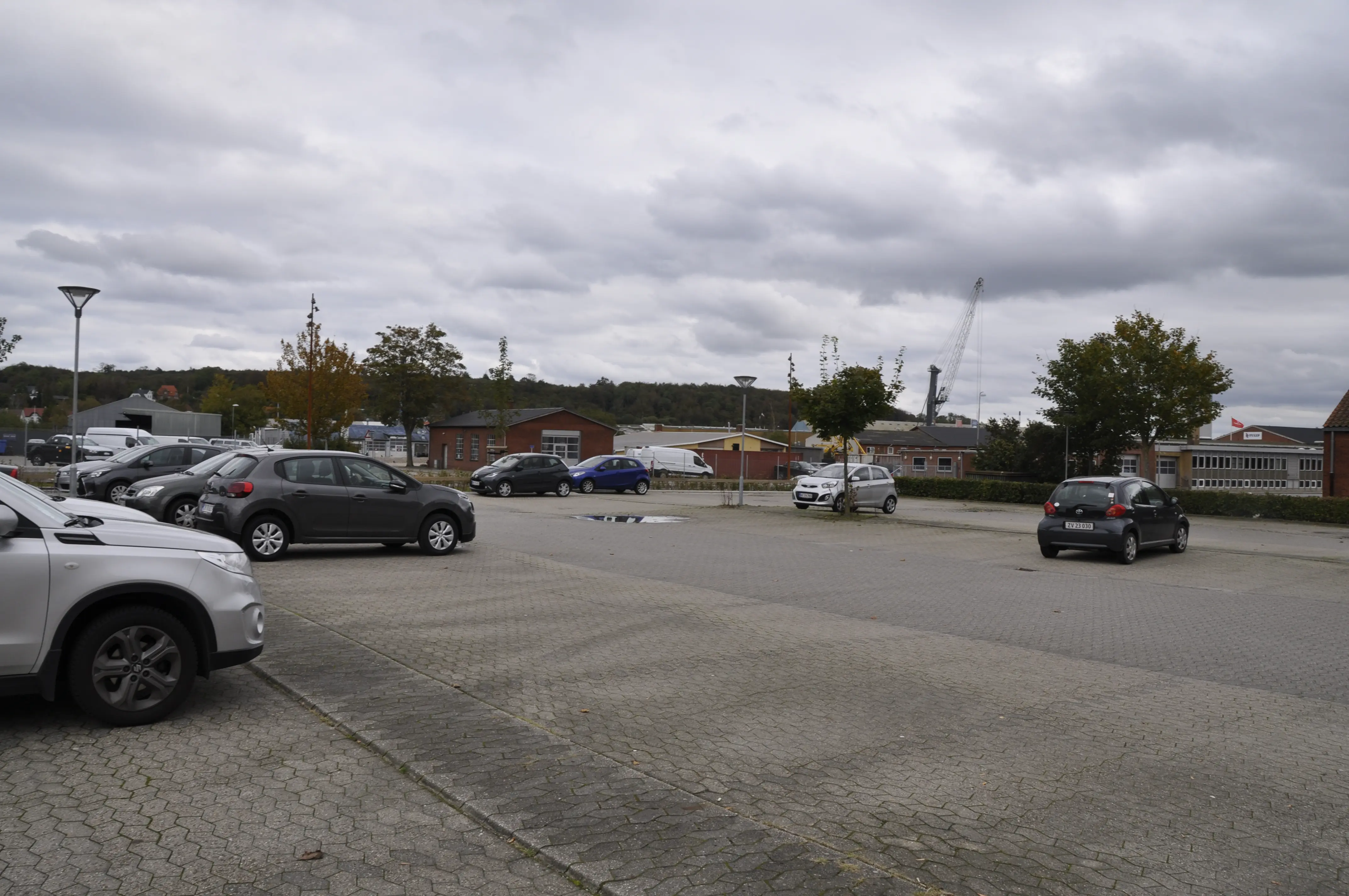 Billede af Aabenraa Nørreport Trinbræt, som lå til venstre i billedet. Her set med retning mod Amtsbanegården. Billede af Aabenraa Nørreport Trinbræt, som lå til venstre i billedet. Her set med retning mod Amtsbanegården.