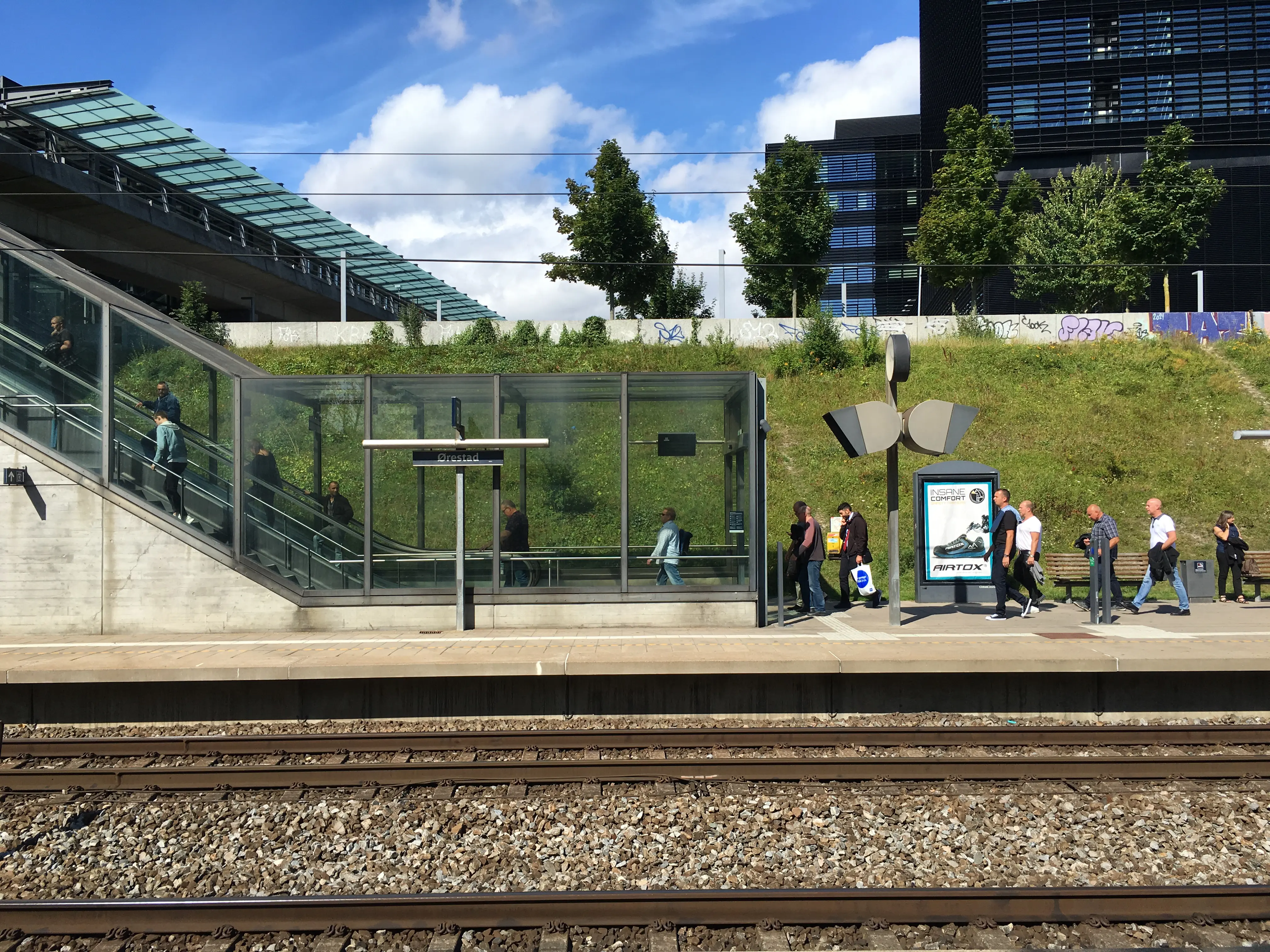 Billede af Ørestad Trinbræt. Billede af Ørestad Trinbræt.