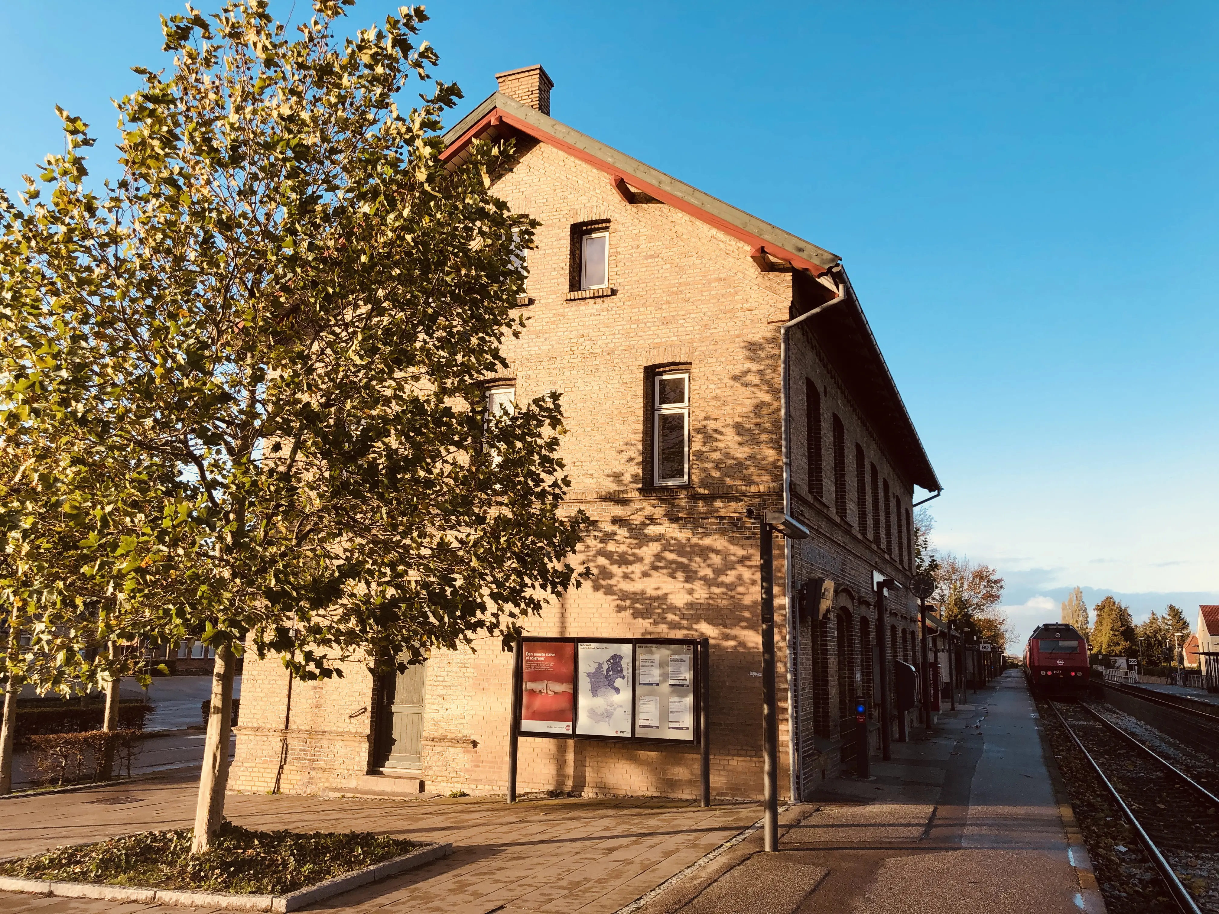 Billede af Nørre Alslev Station. Billede af Nørre Alslev Station.