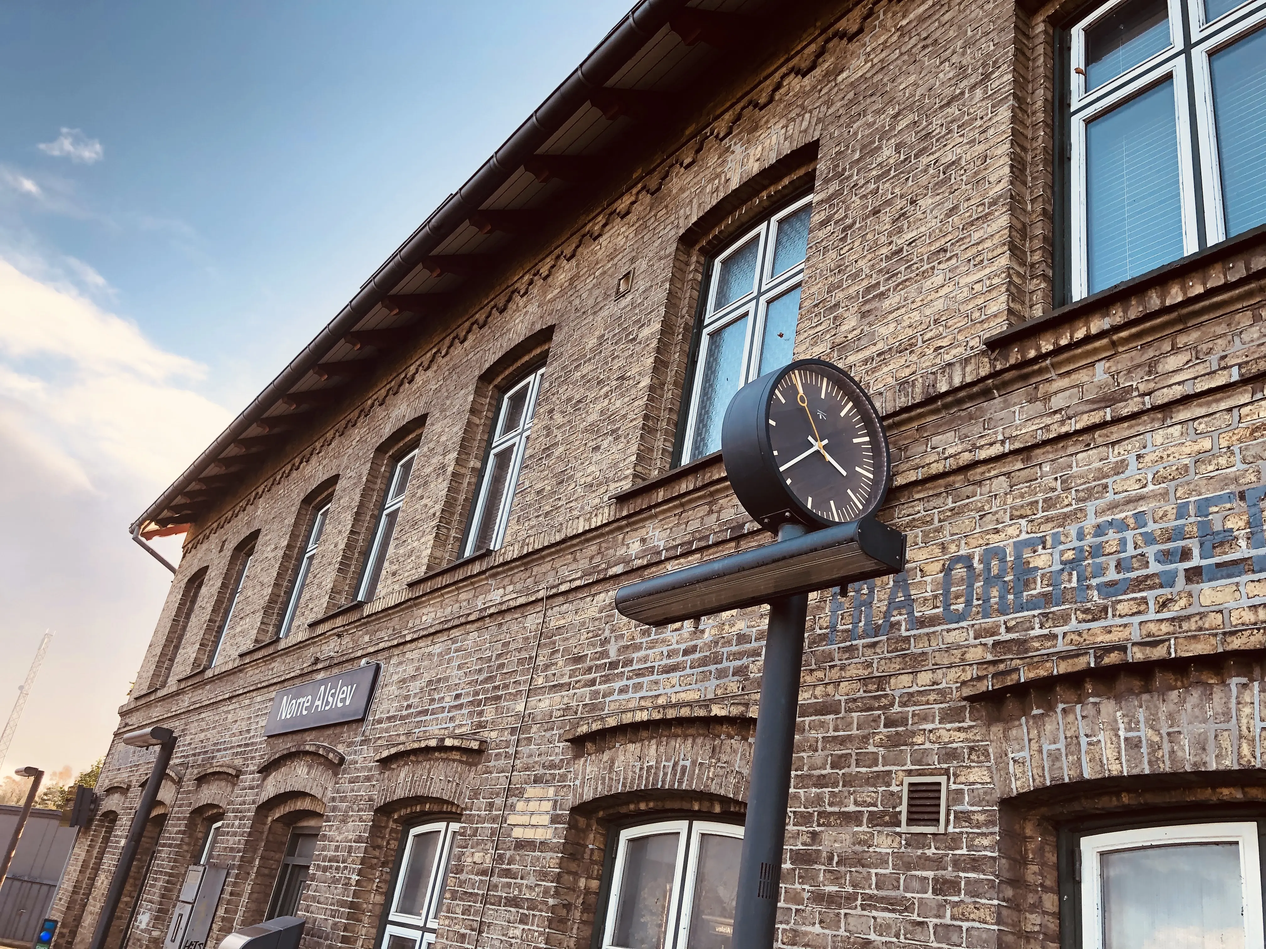 Billede af Nørre Alslev Station. Billede af Nørre Alslev Station.