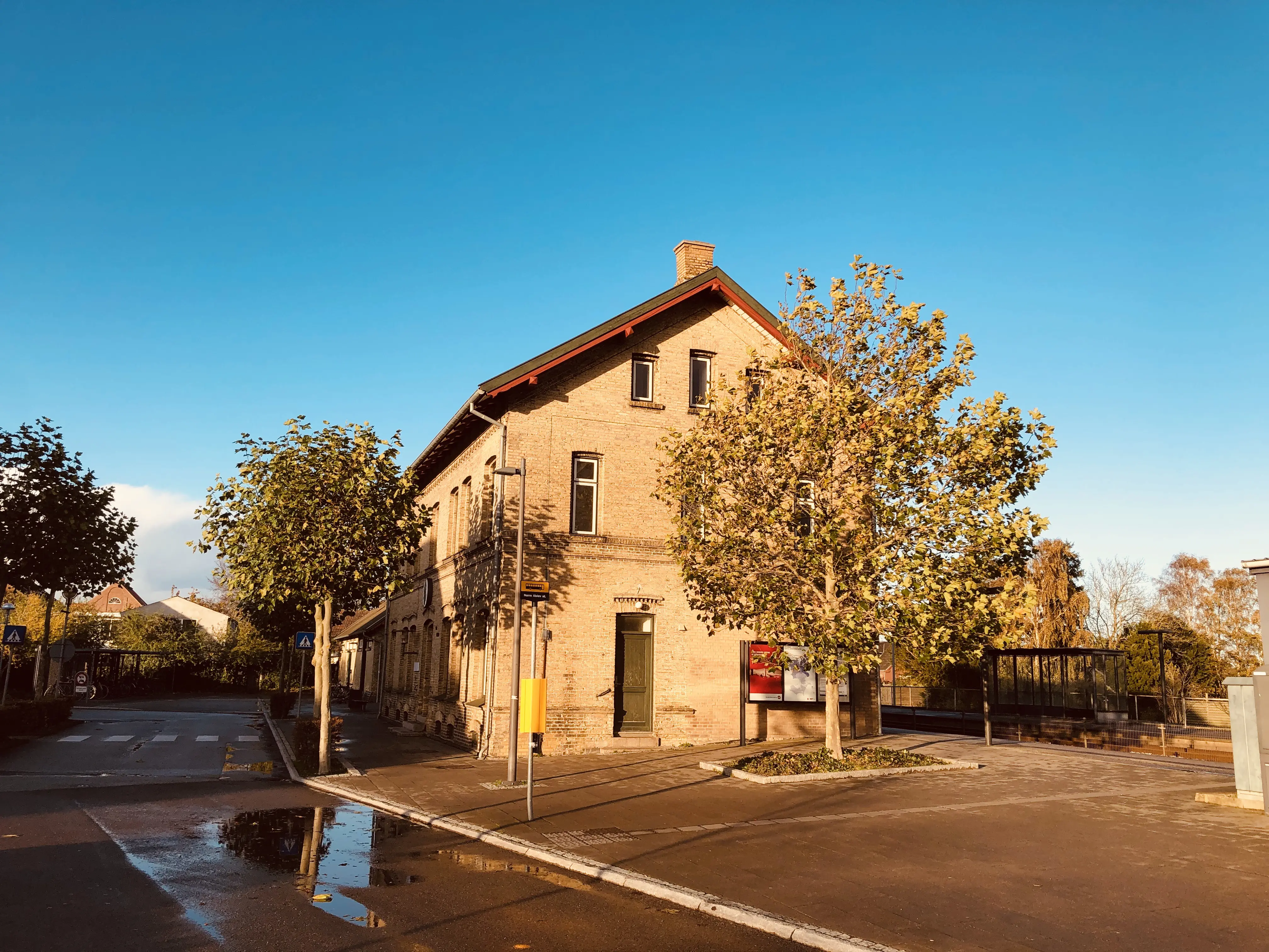 Billede af Nørre Alslev Station. Billede af Nørre Alslev Station.