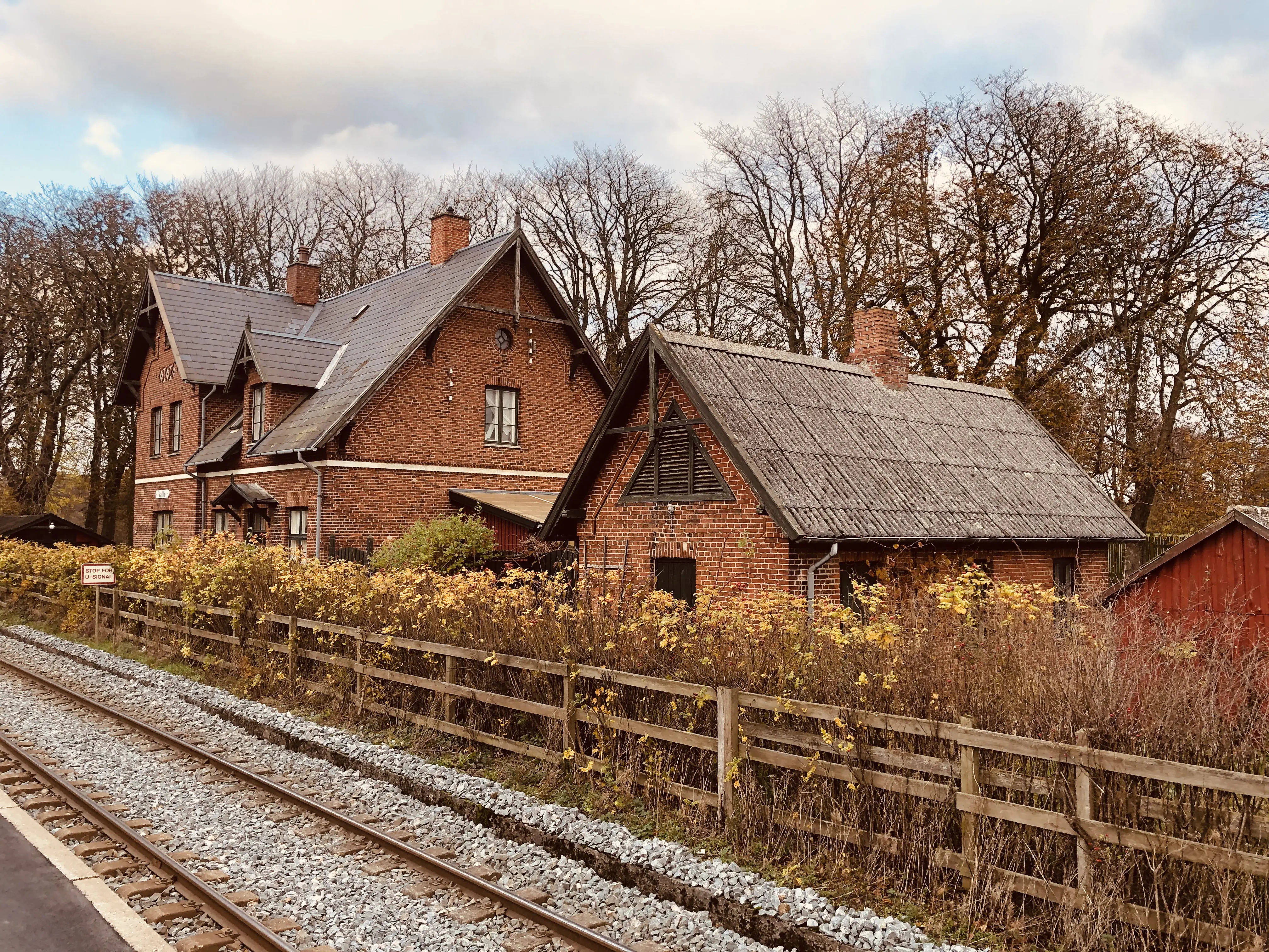 Billede af Vallø Station.