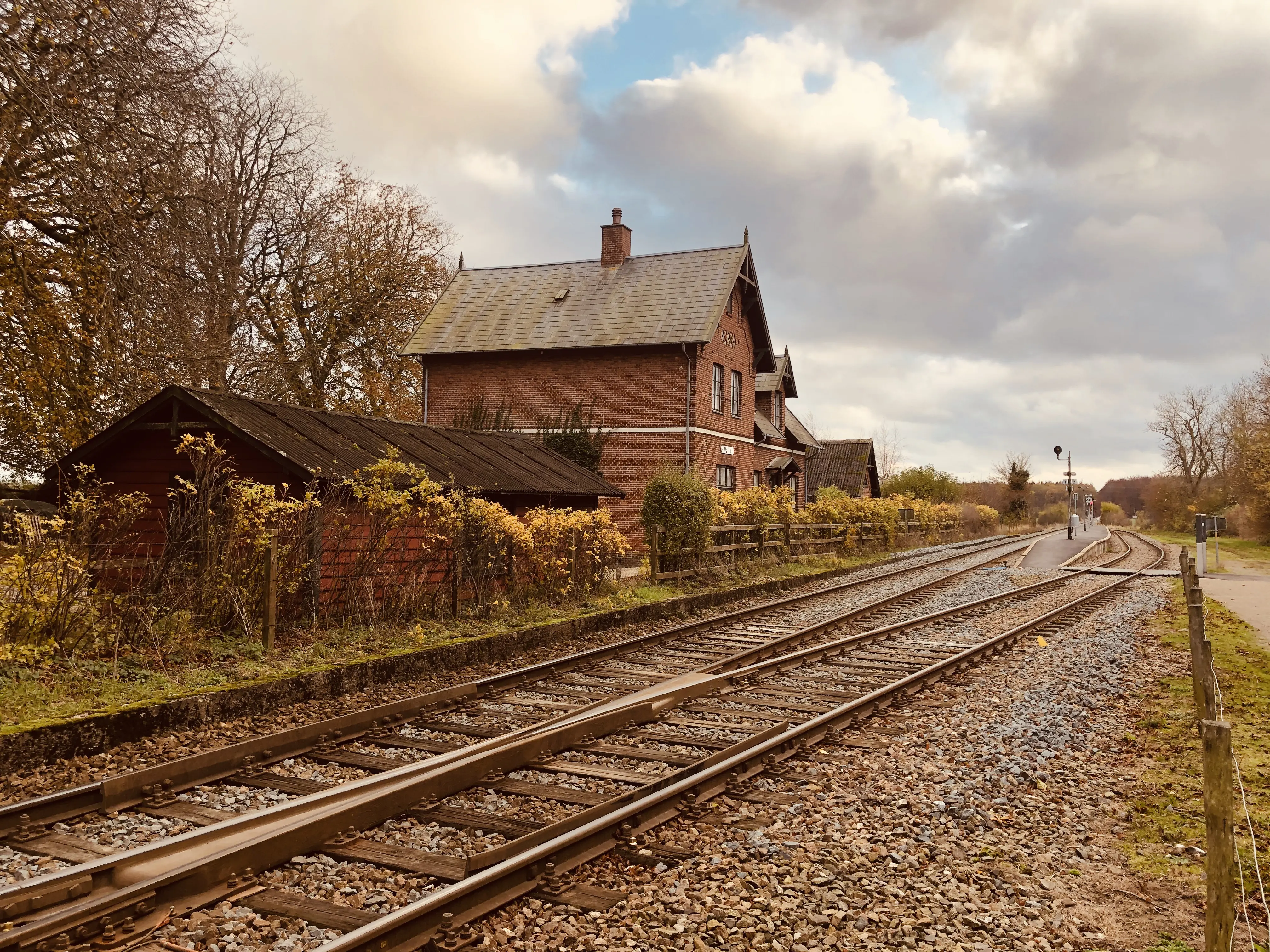 Billede af Vallø Station.