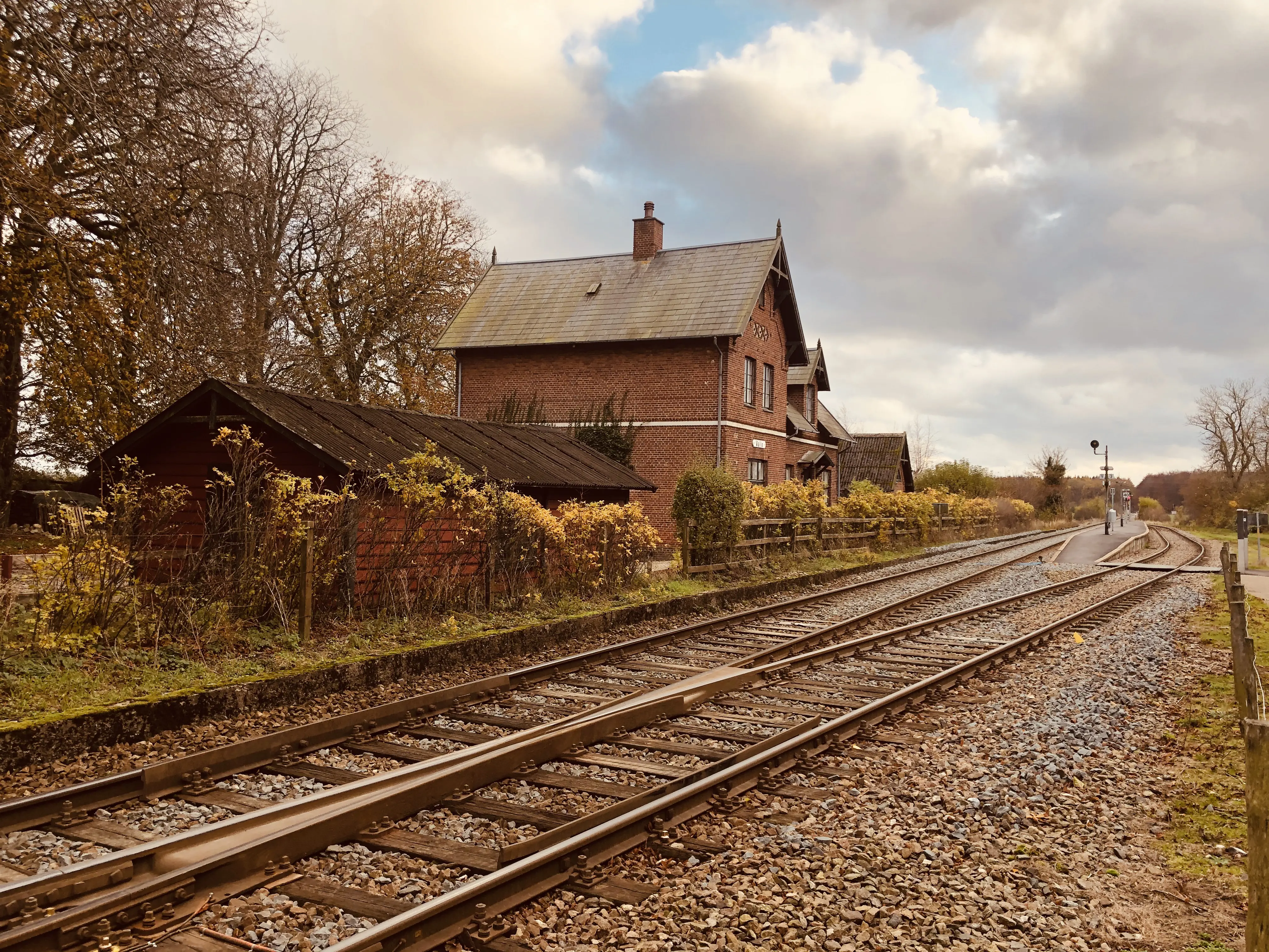 Billede af Vallø Station.