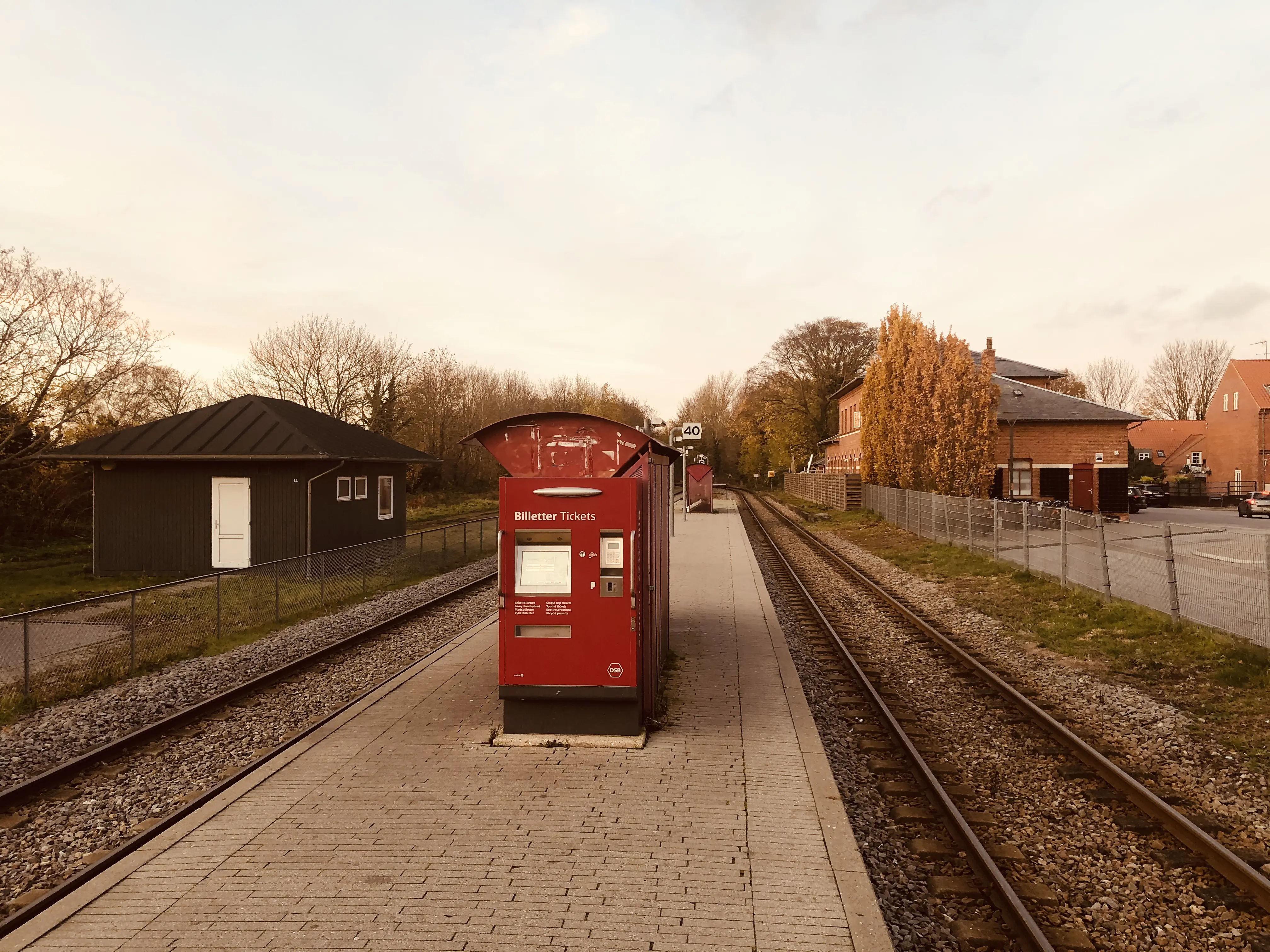 Billede af Store Heddinge Station.