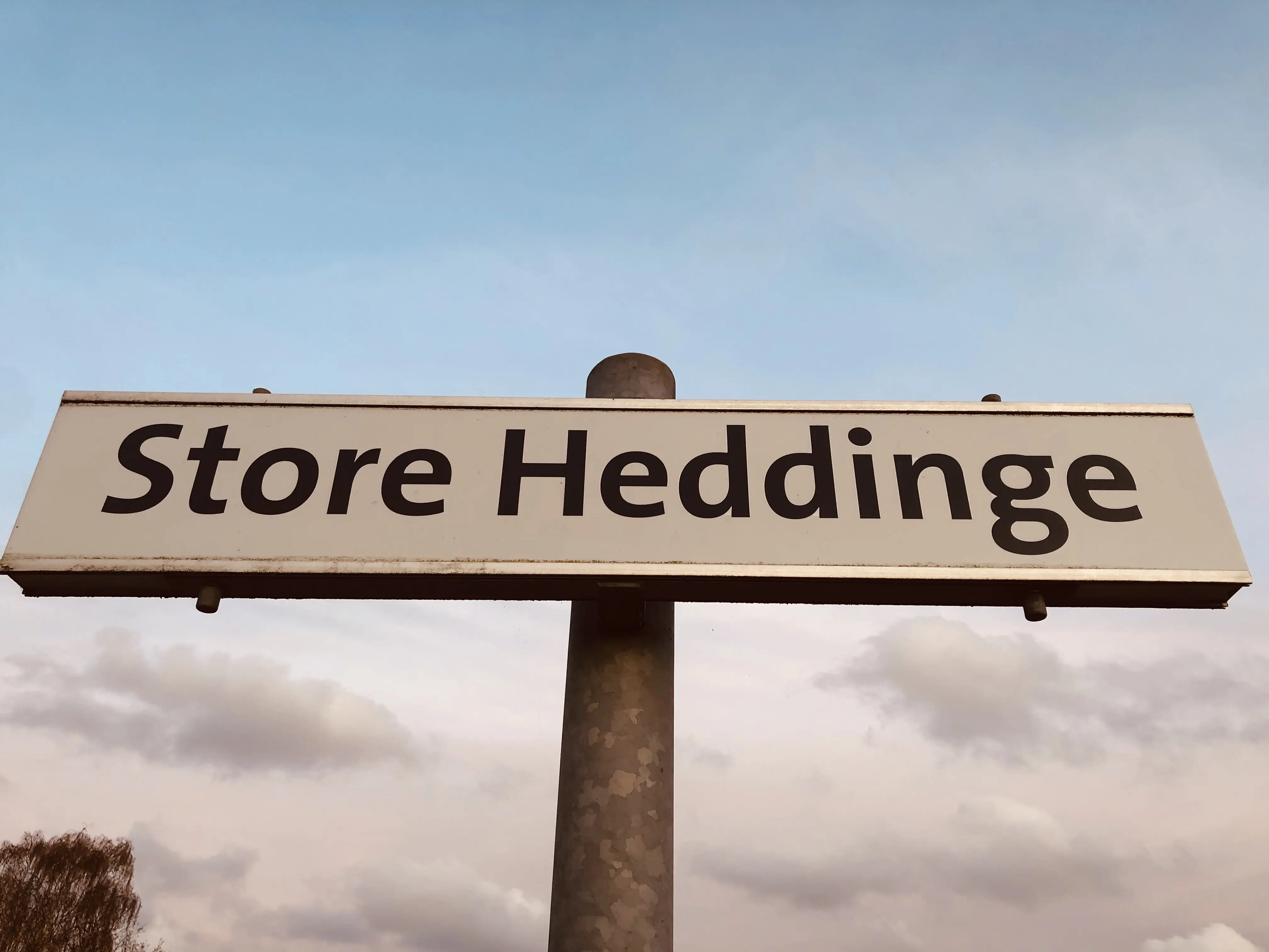 Billede af Store Heddinge Station.