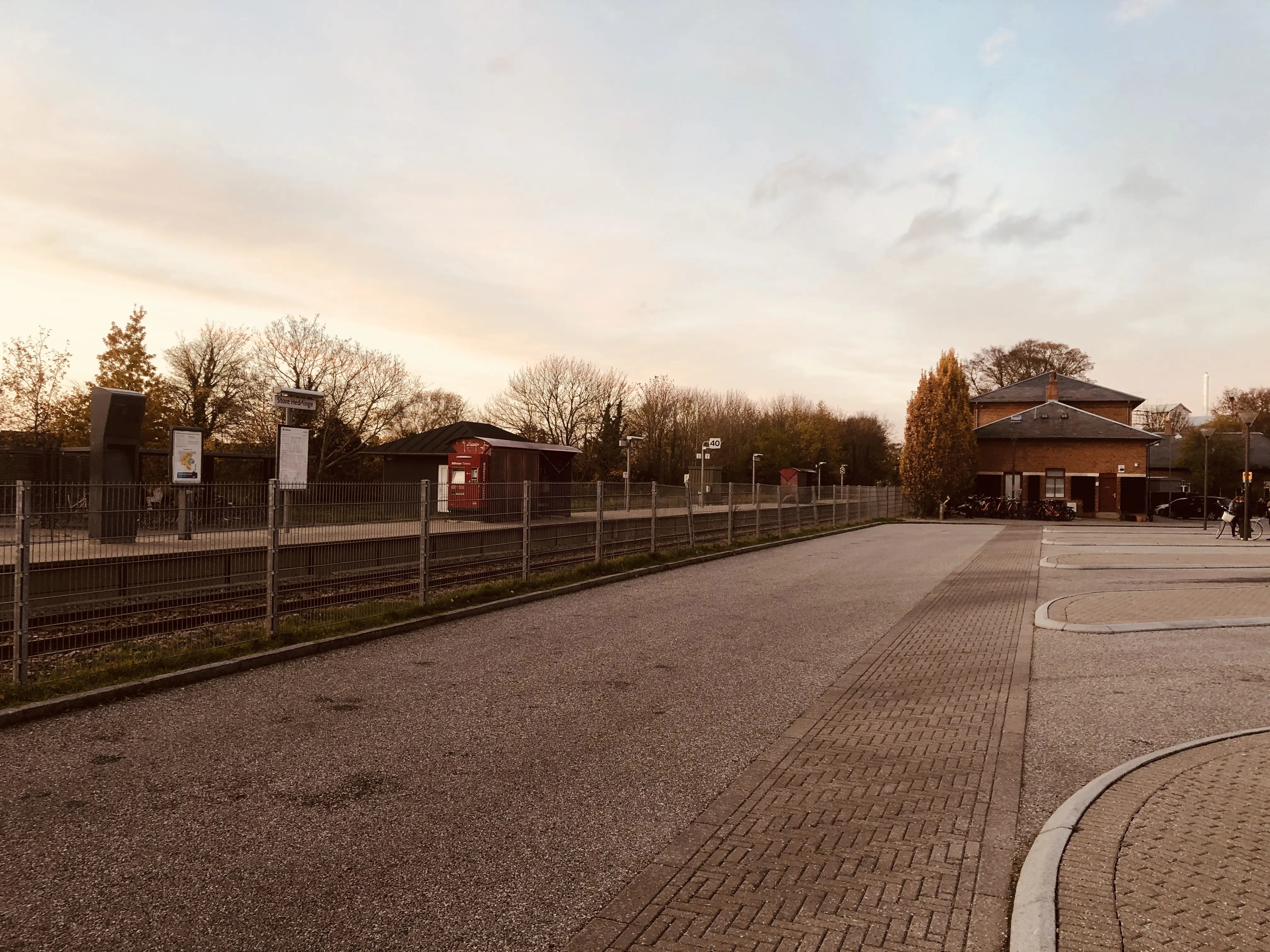 Billede af Store Heddinge Station.