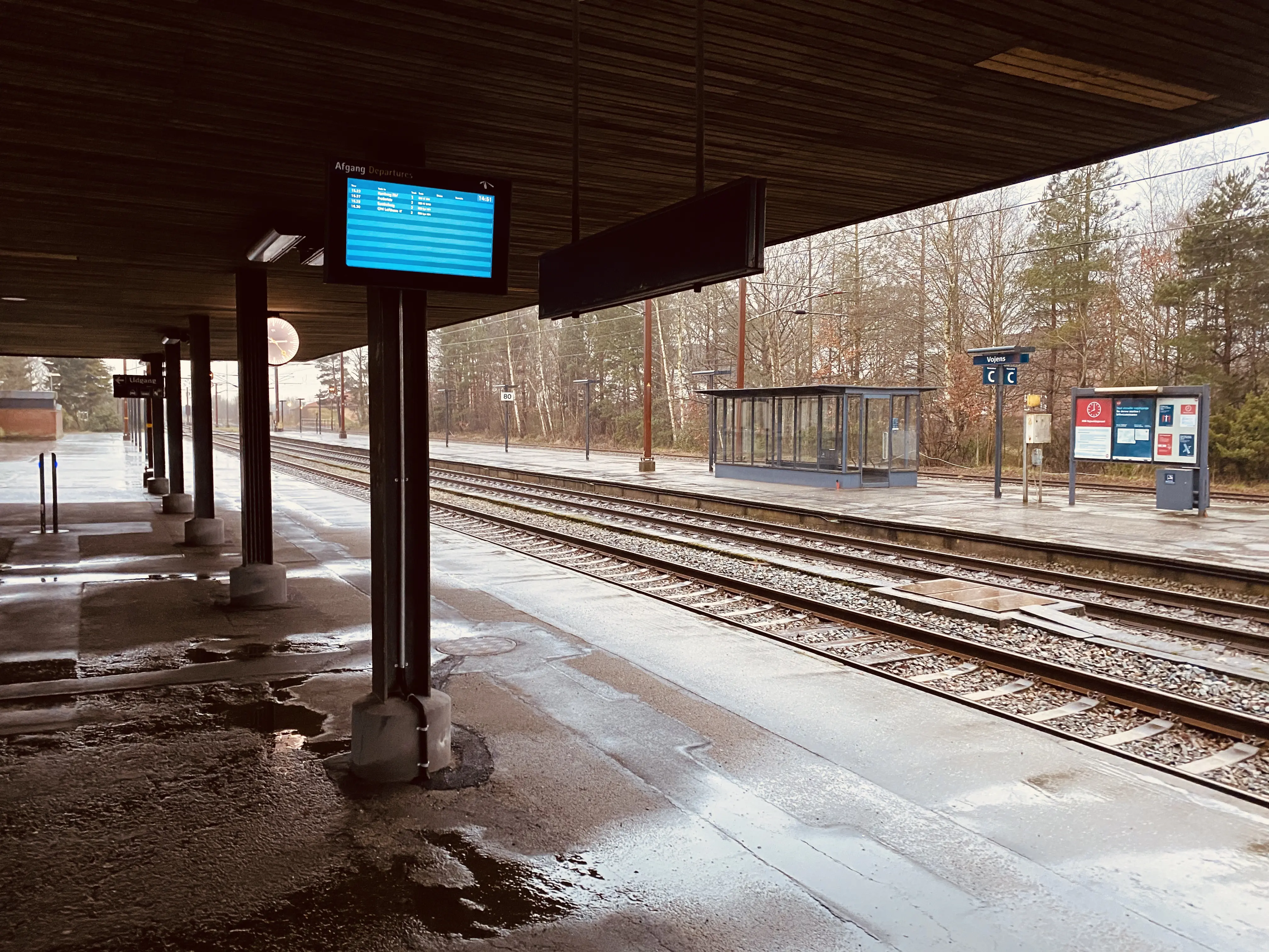 Billede af Vojens Station.