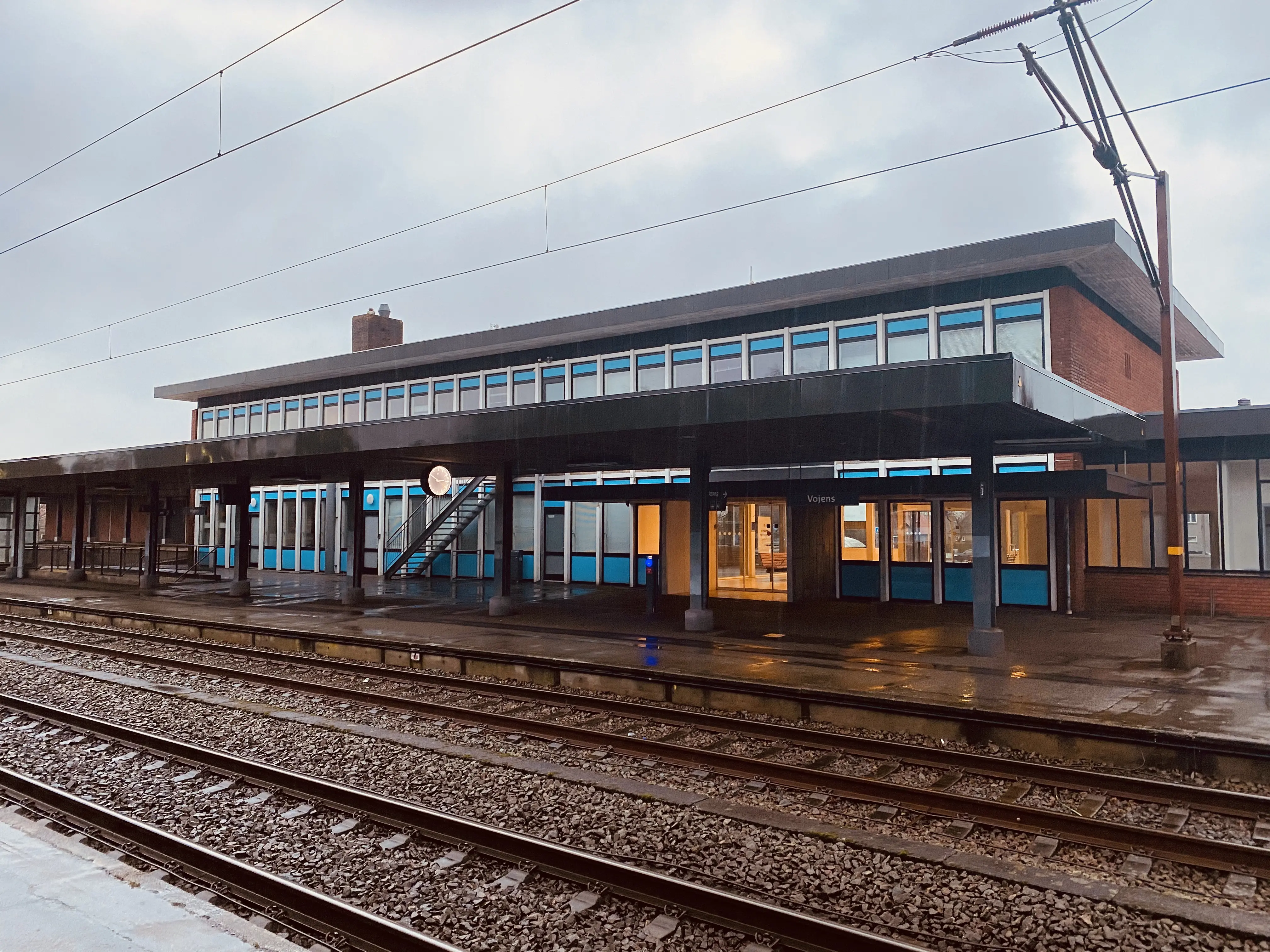 Billede af Vojens Station.