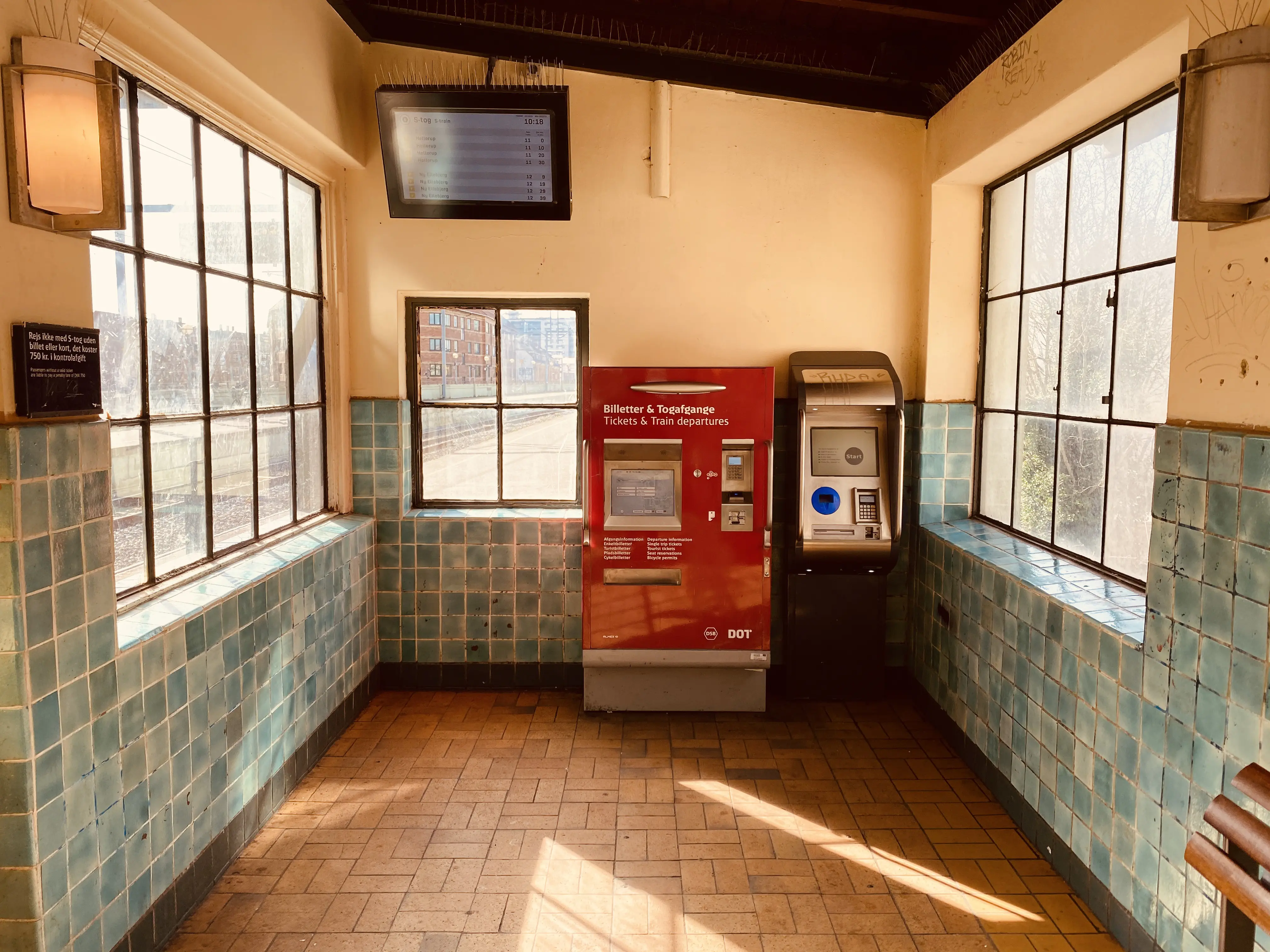 Billede af Nørrebro S-togsstation. Billede af Nørrebro S-togsstation.