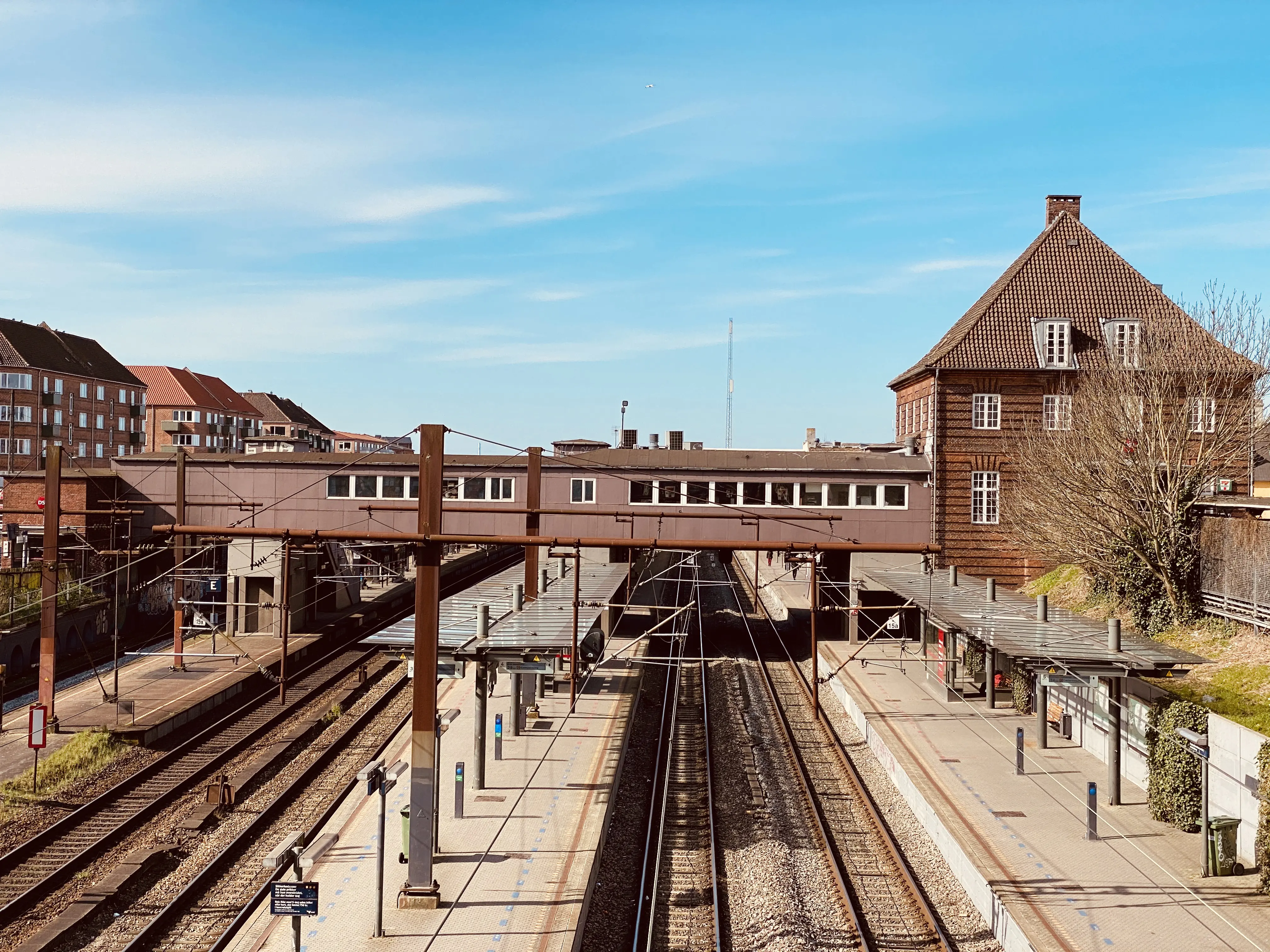 Billede af Valby Station.