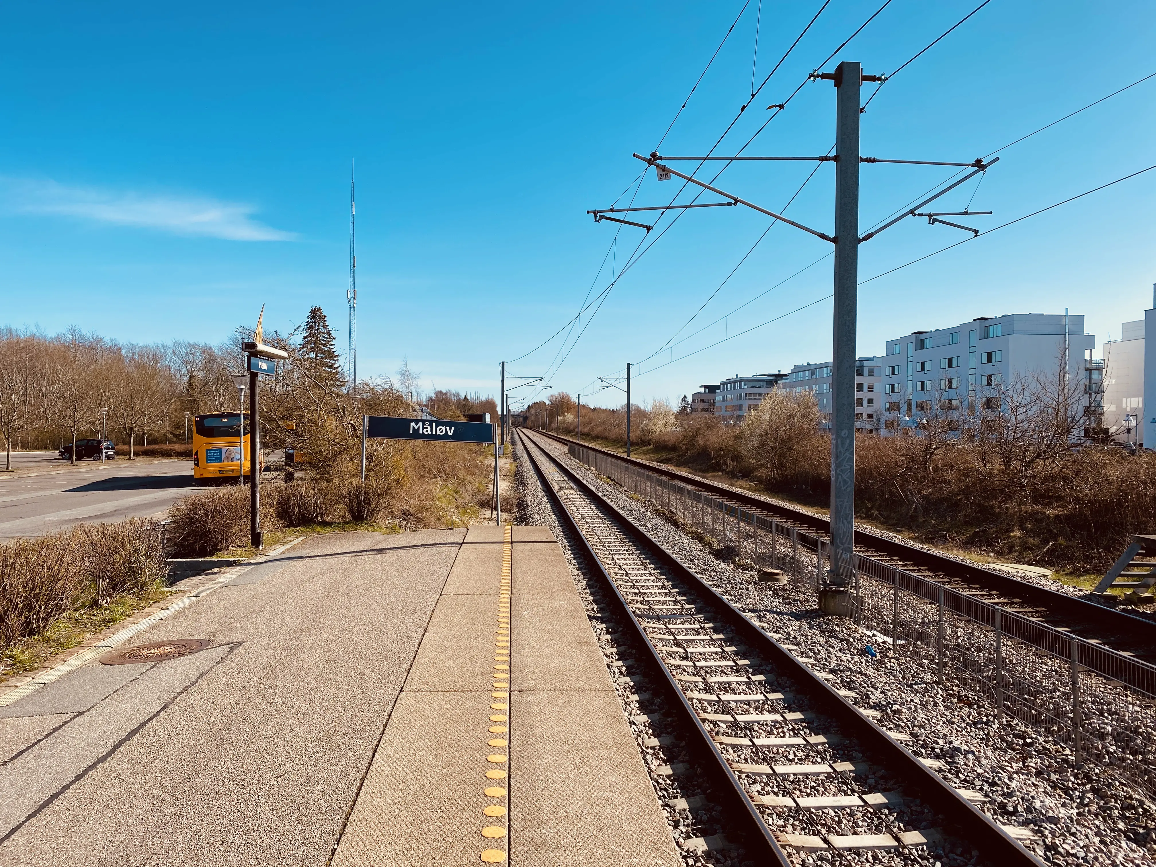 Billede af Måløv Station.