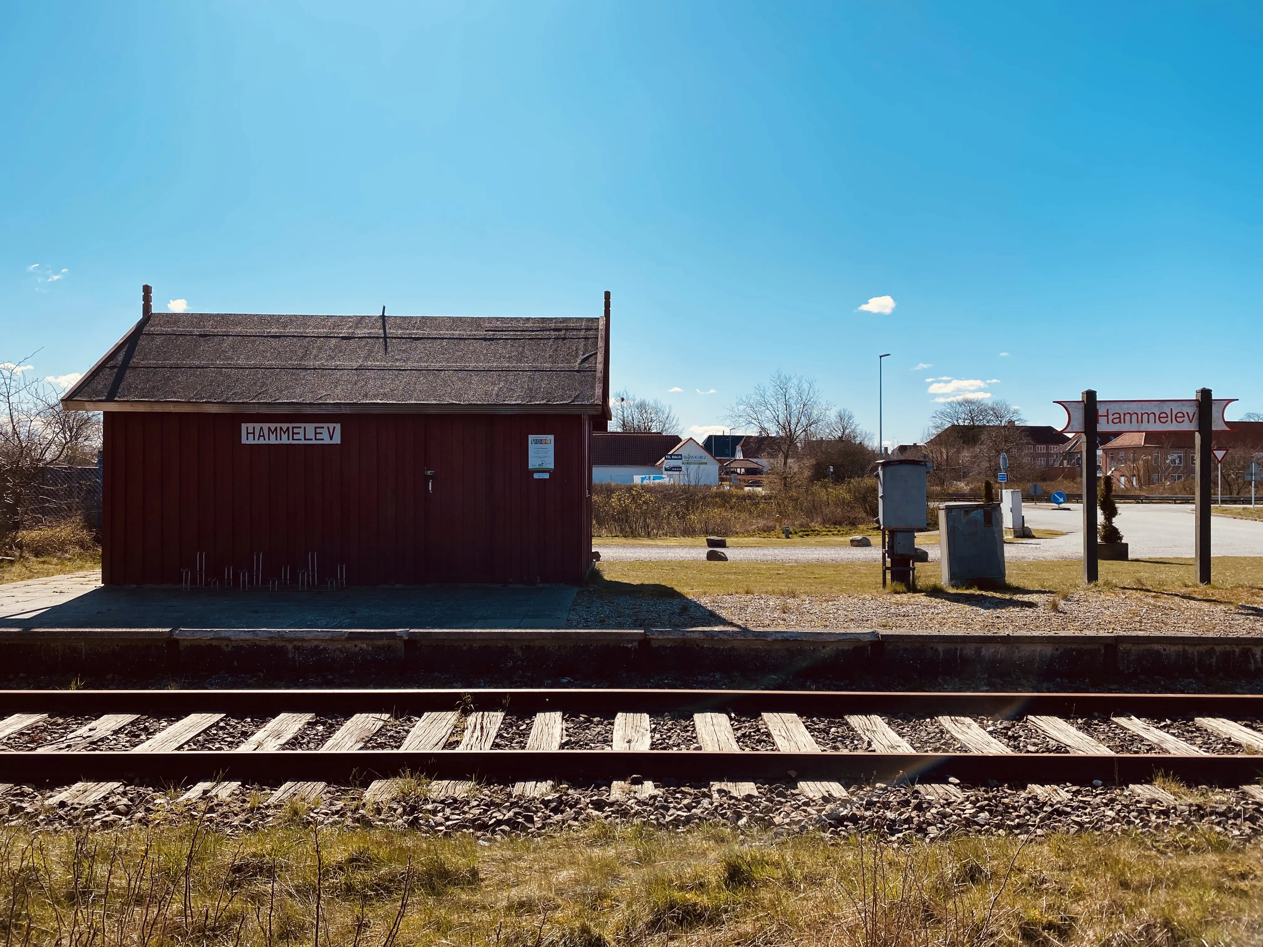 Billede af Hammelev (Sønderjylland) Trinbræt. Billede af Hammelev (Sønderjylland) Trinbræt.