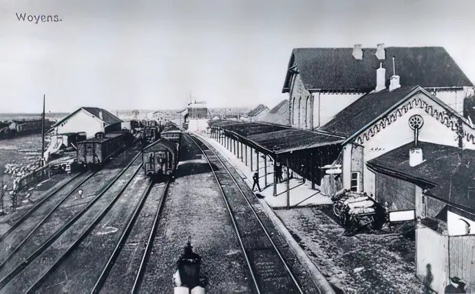 Billede af Vojens Station.