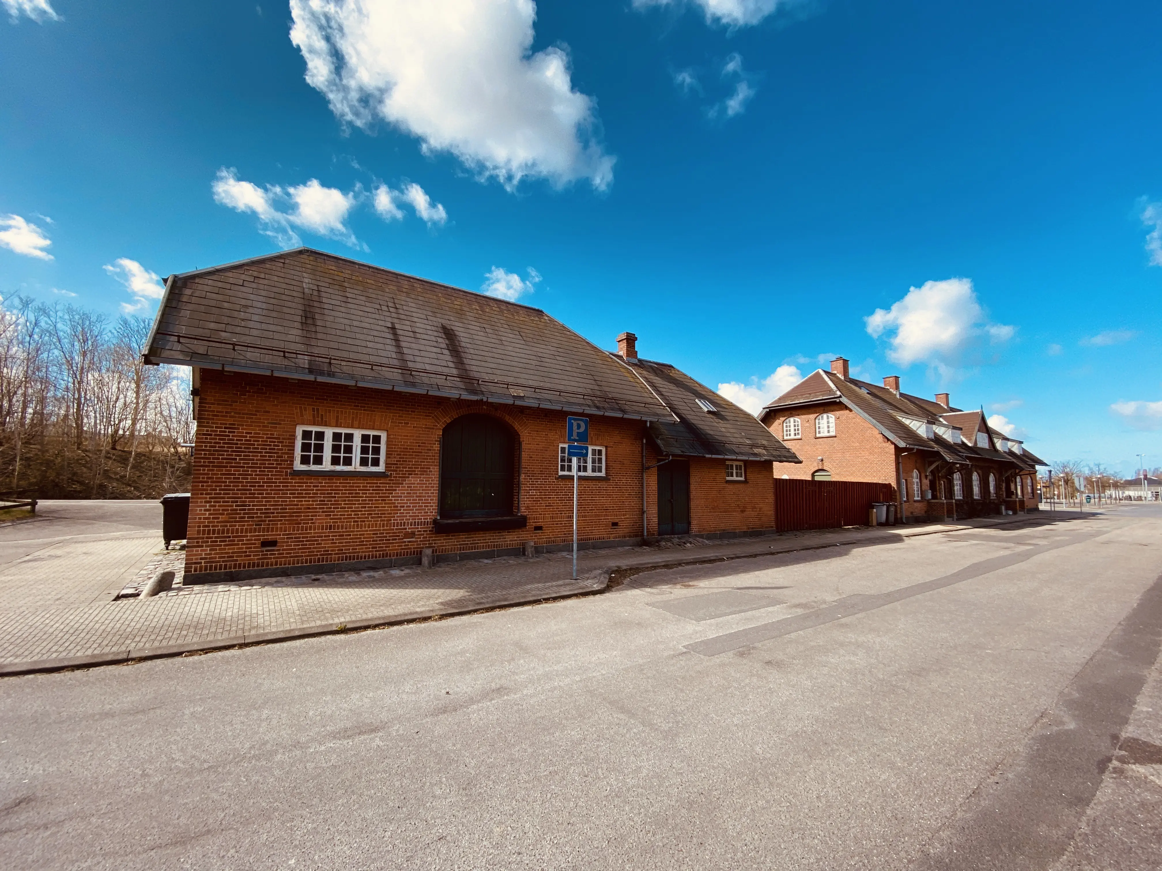 Billede af Stenløse Stations varehus.