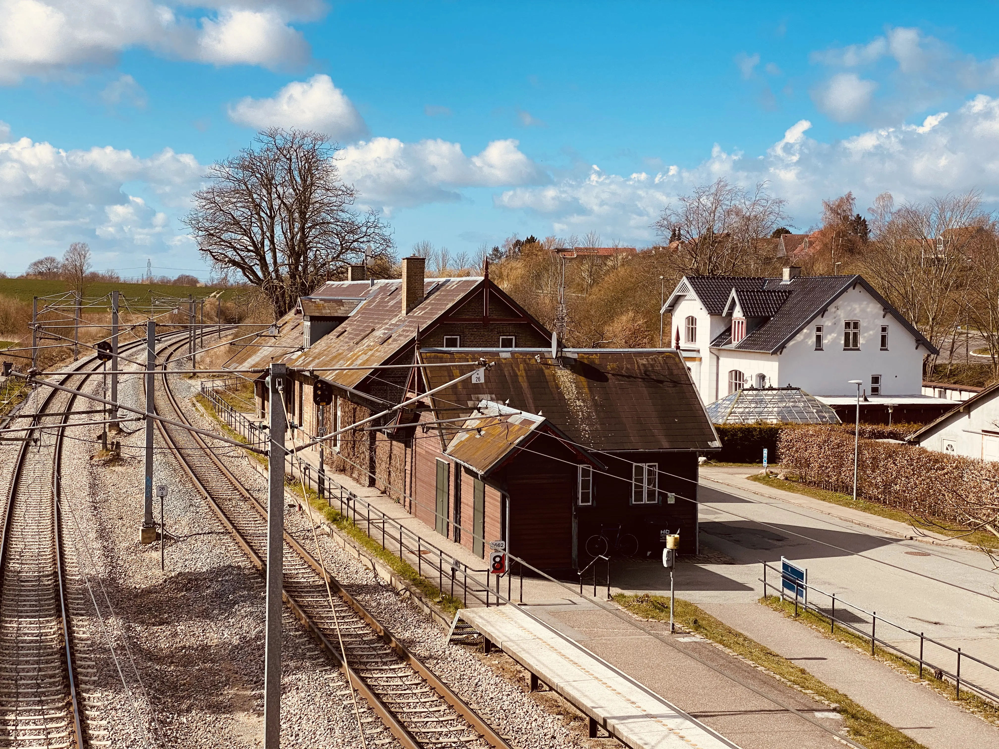 Billede af Veksø Station.