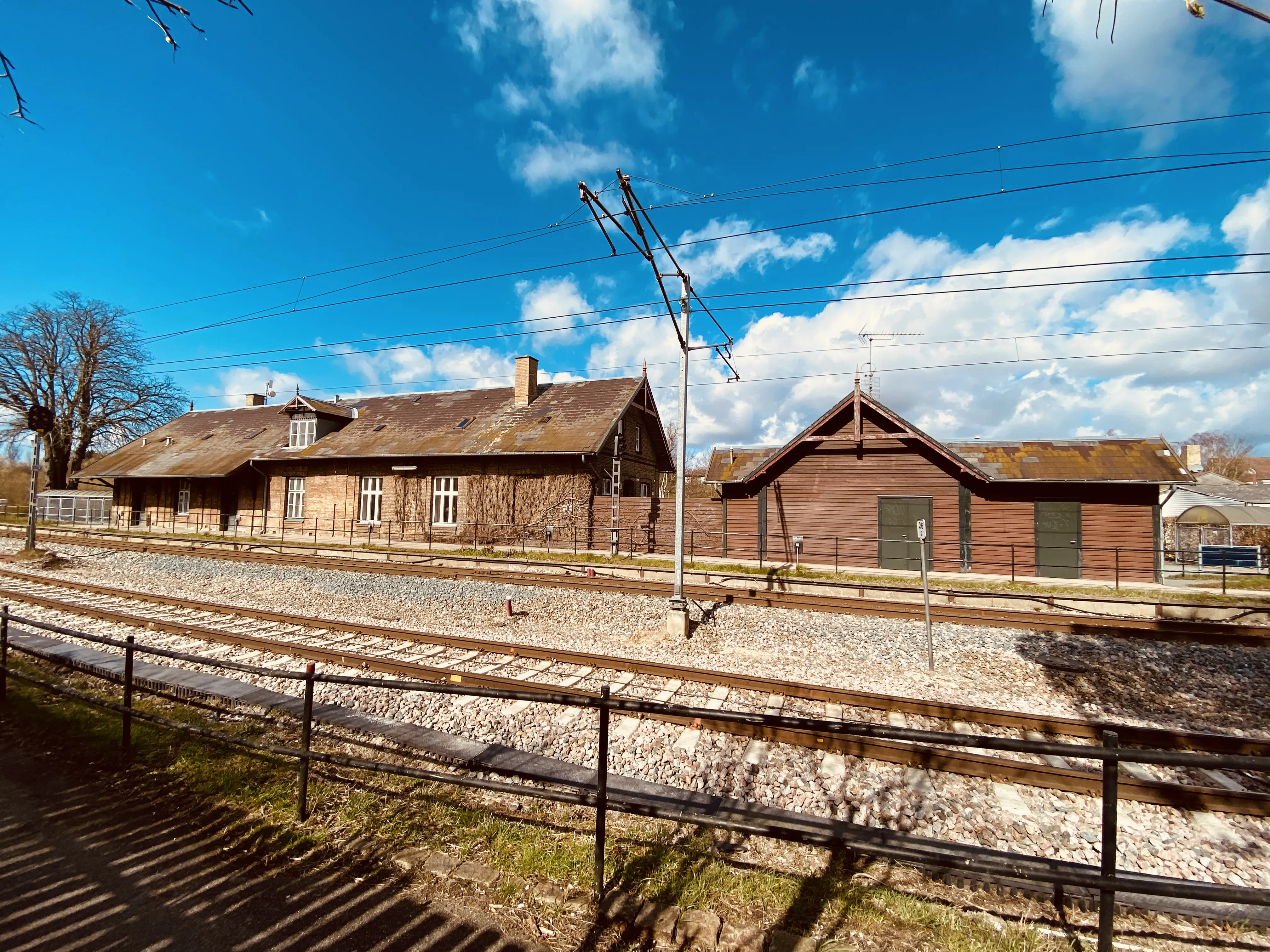 Billede af Veksø Station.