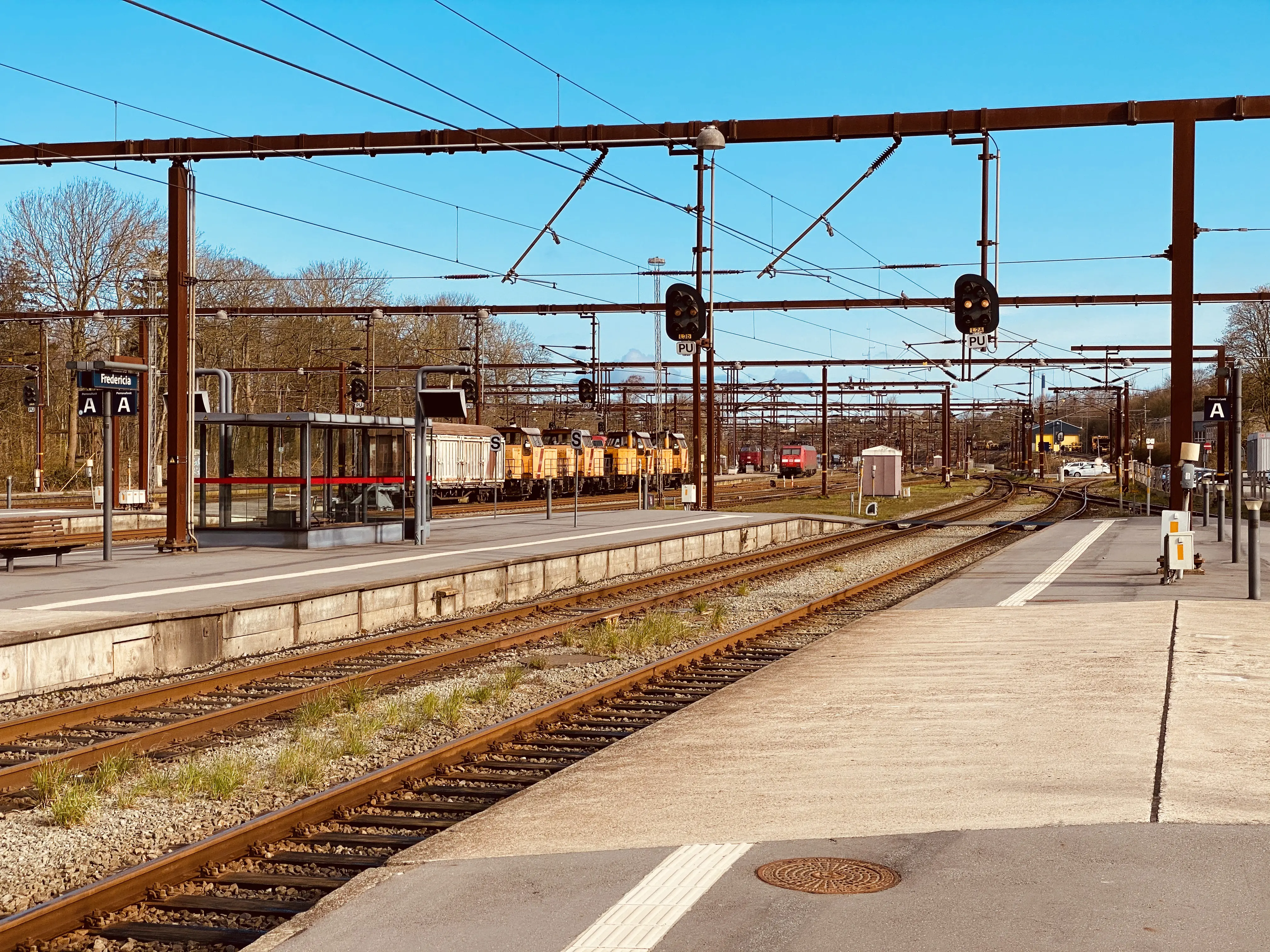 Billede af Fredericia Banegård . Billede af Fredericia Banegård .
