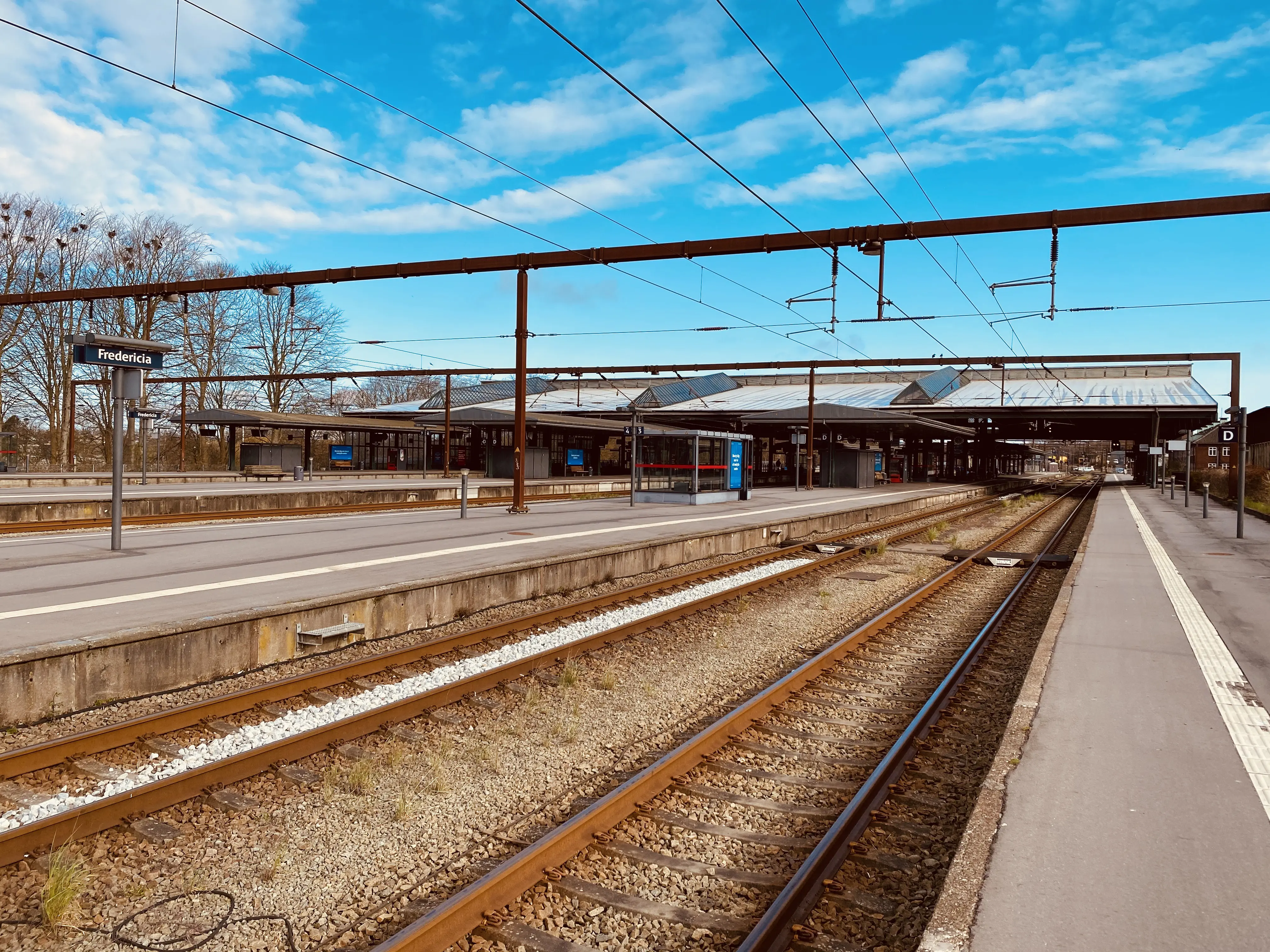 Billede af Fredericia Banegård .