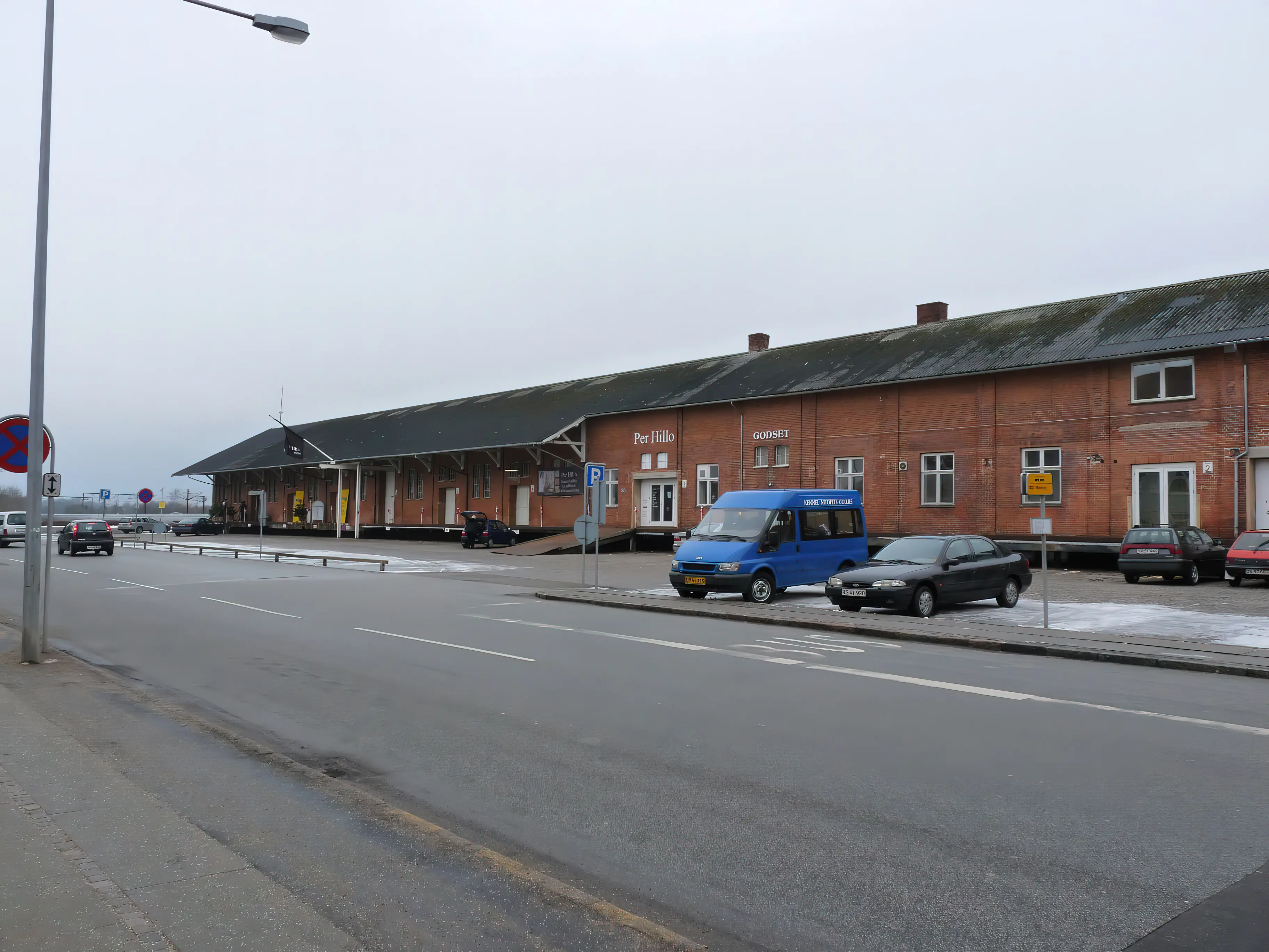 Billede af Slagelse Stations pakhus. Billede af Slagelse Stations pakhus.