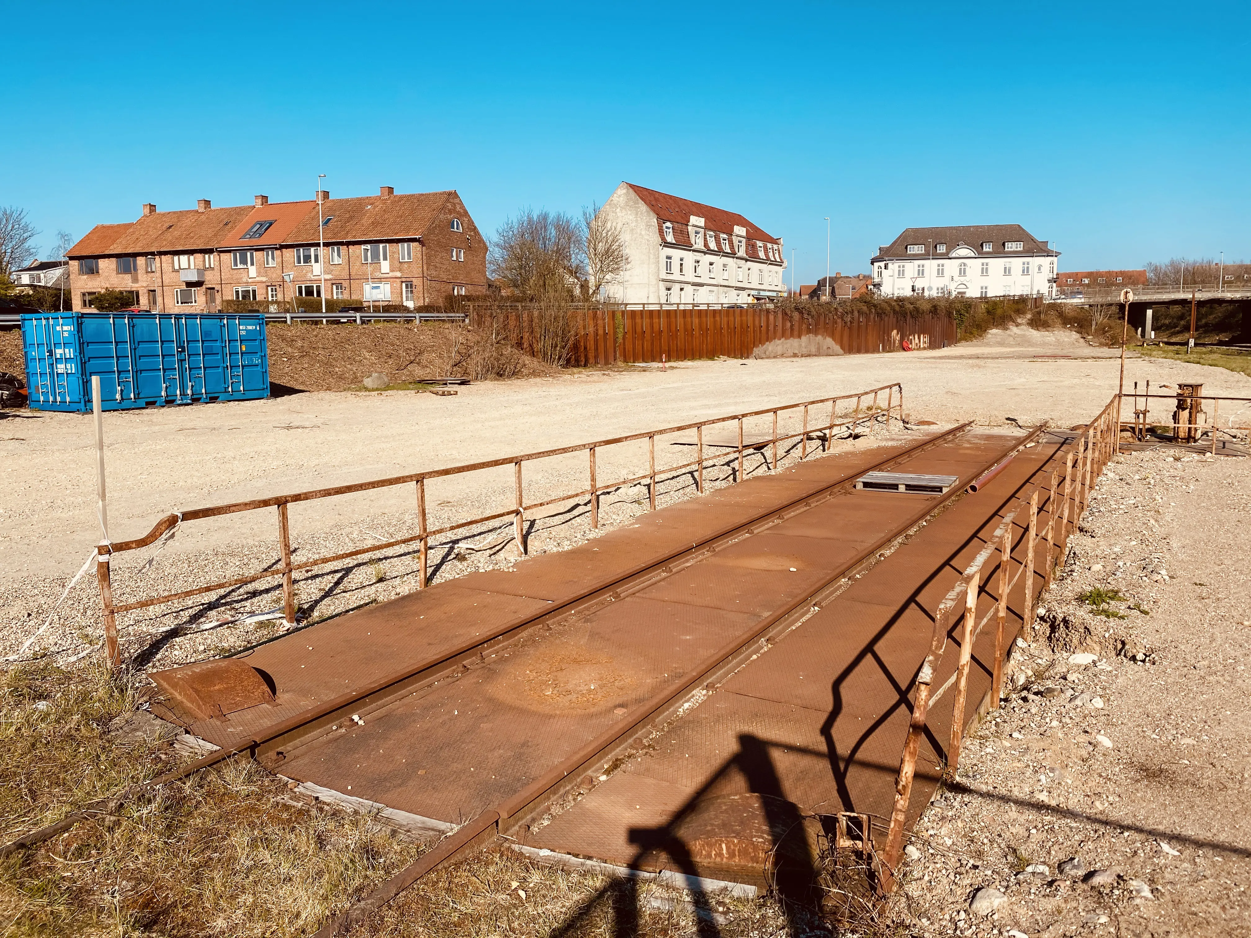 Billede af Slagelse Stations drejeskive. Billede af Slagelse Stations drejeskive.