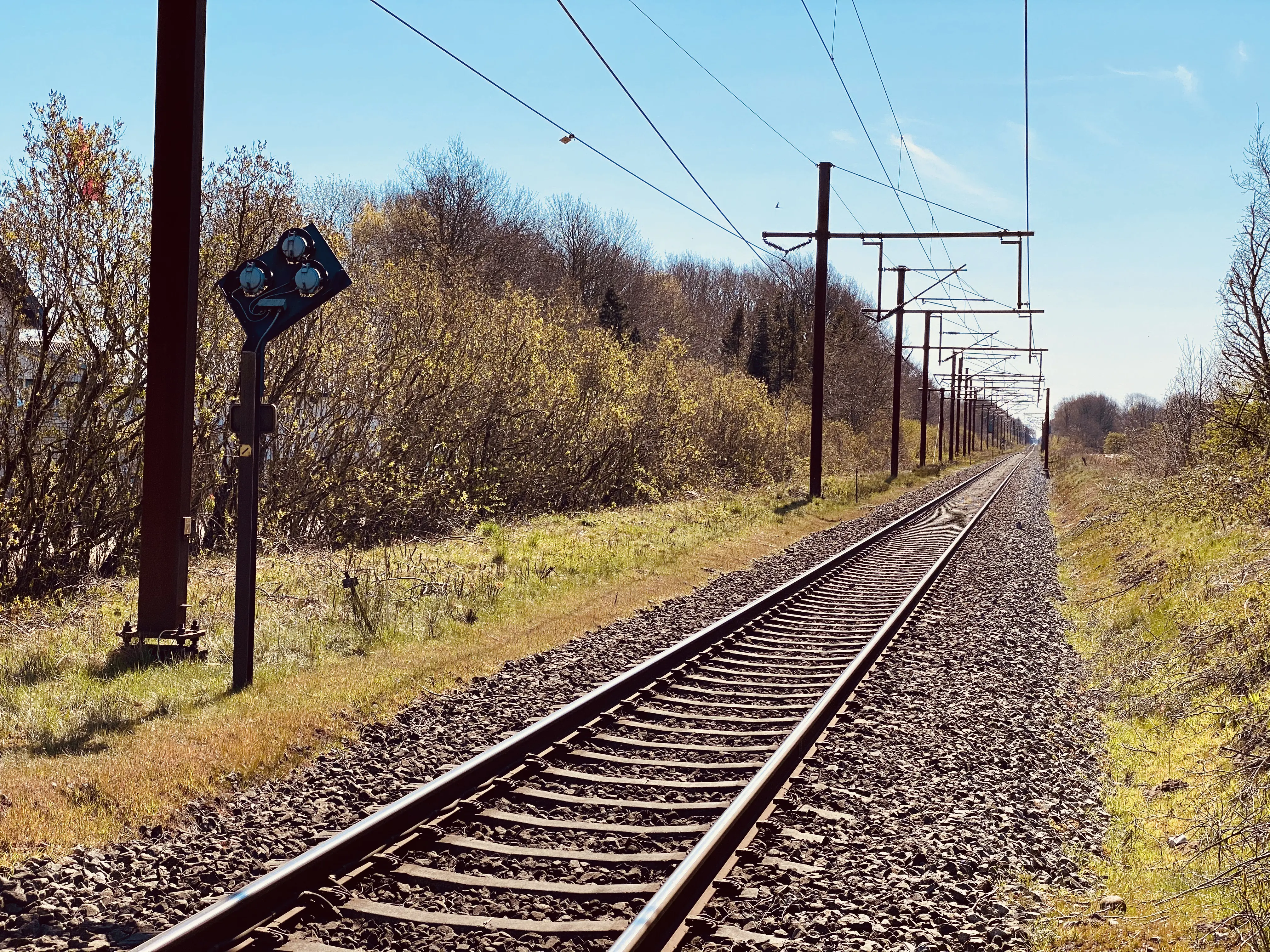 Billede af Bajstrup Station er nedrevet, men den har ligget her.