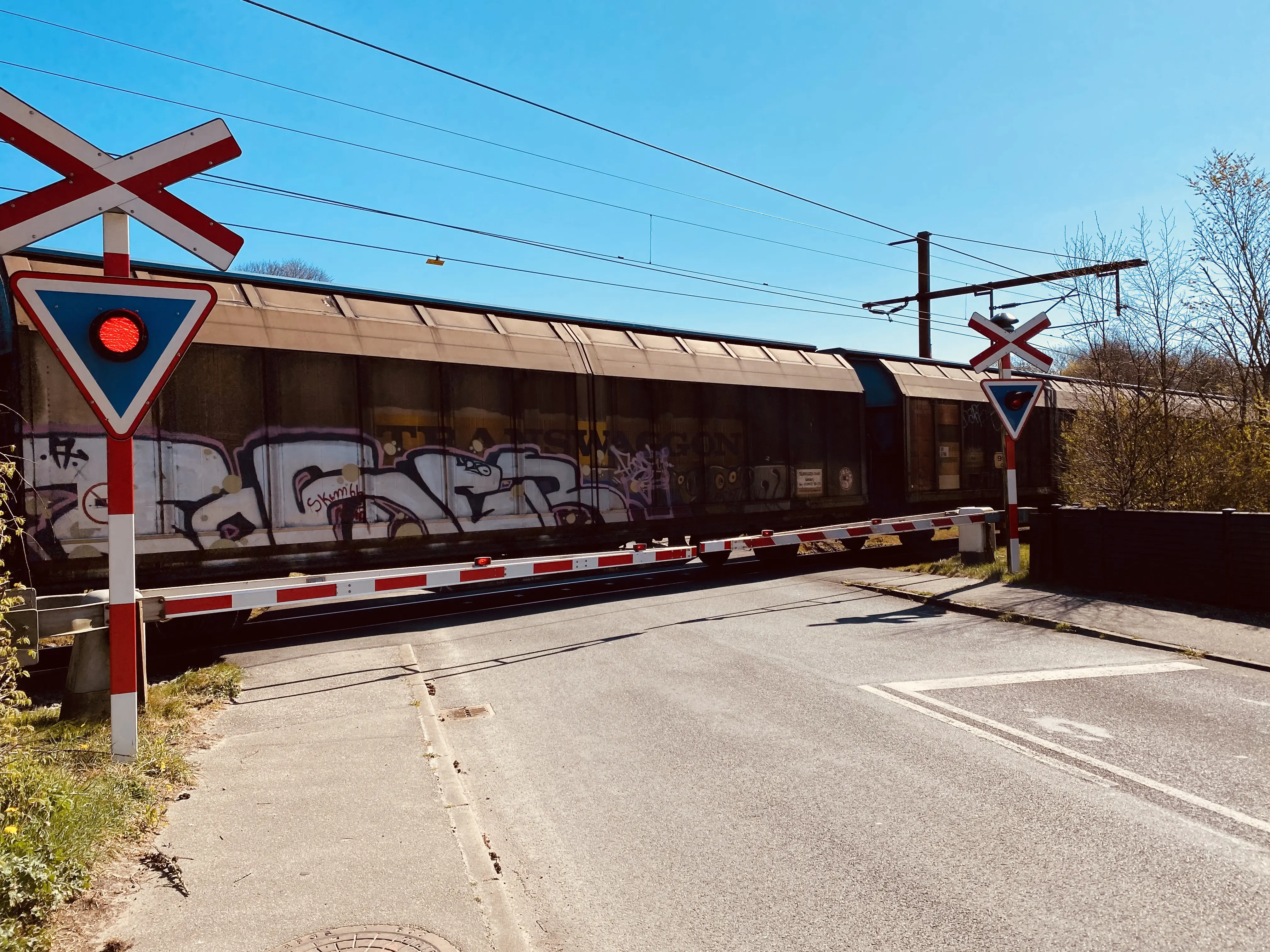 Billede af Bajstrup Station, som er nedrevet, men den har ligget her.