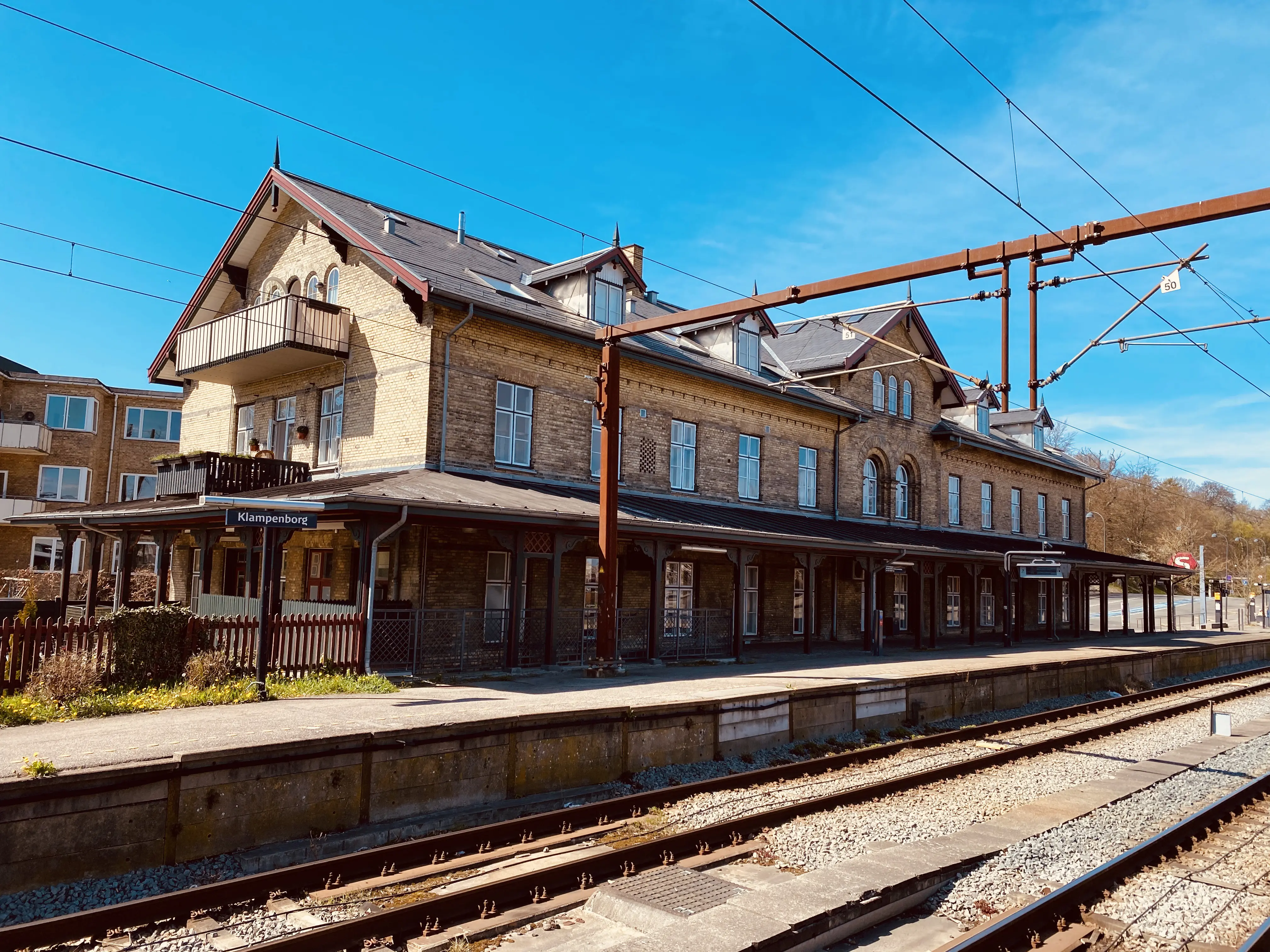 Billede af Klampenborg Station.