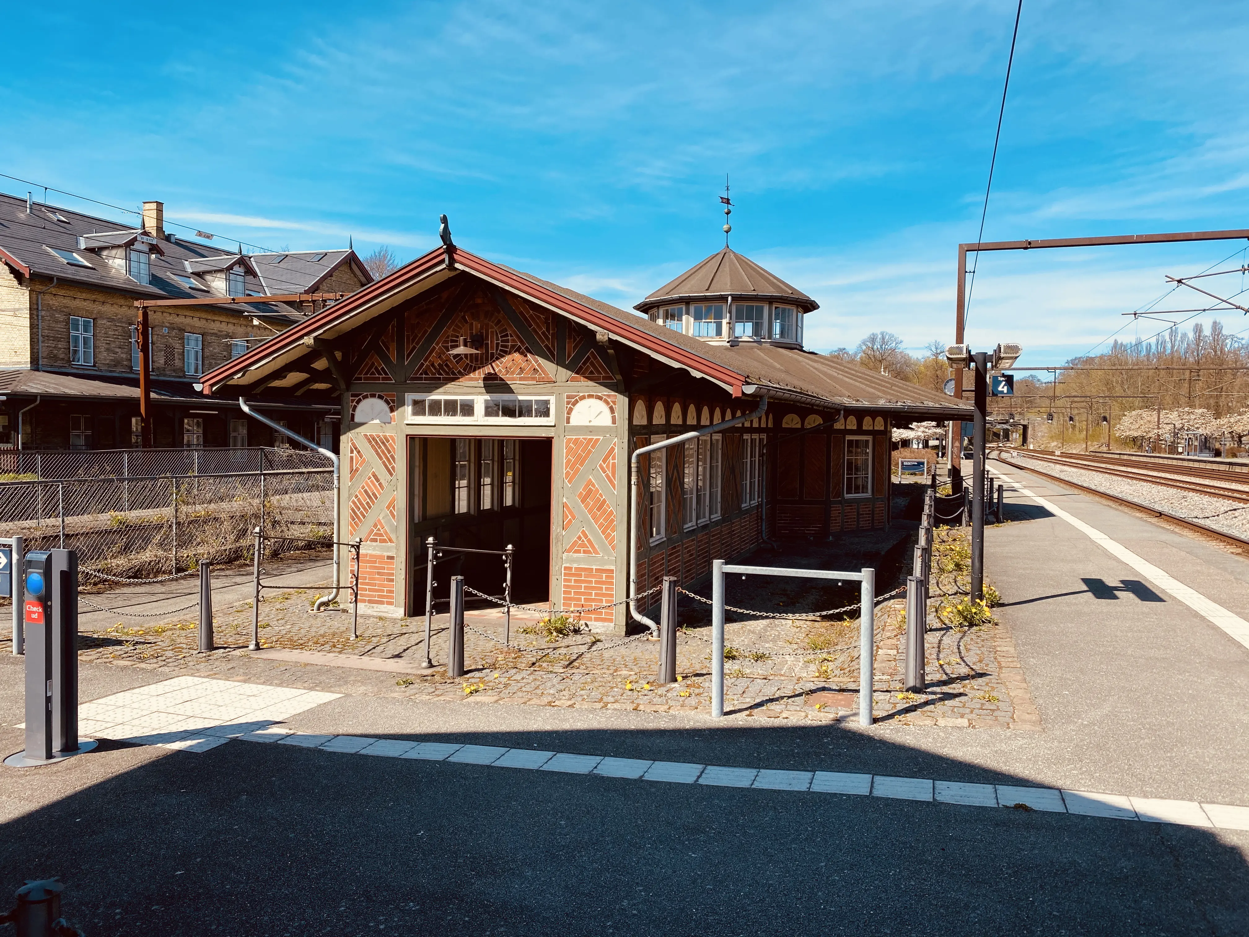 Billede af Klampenborg Station.