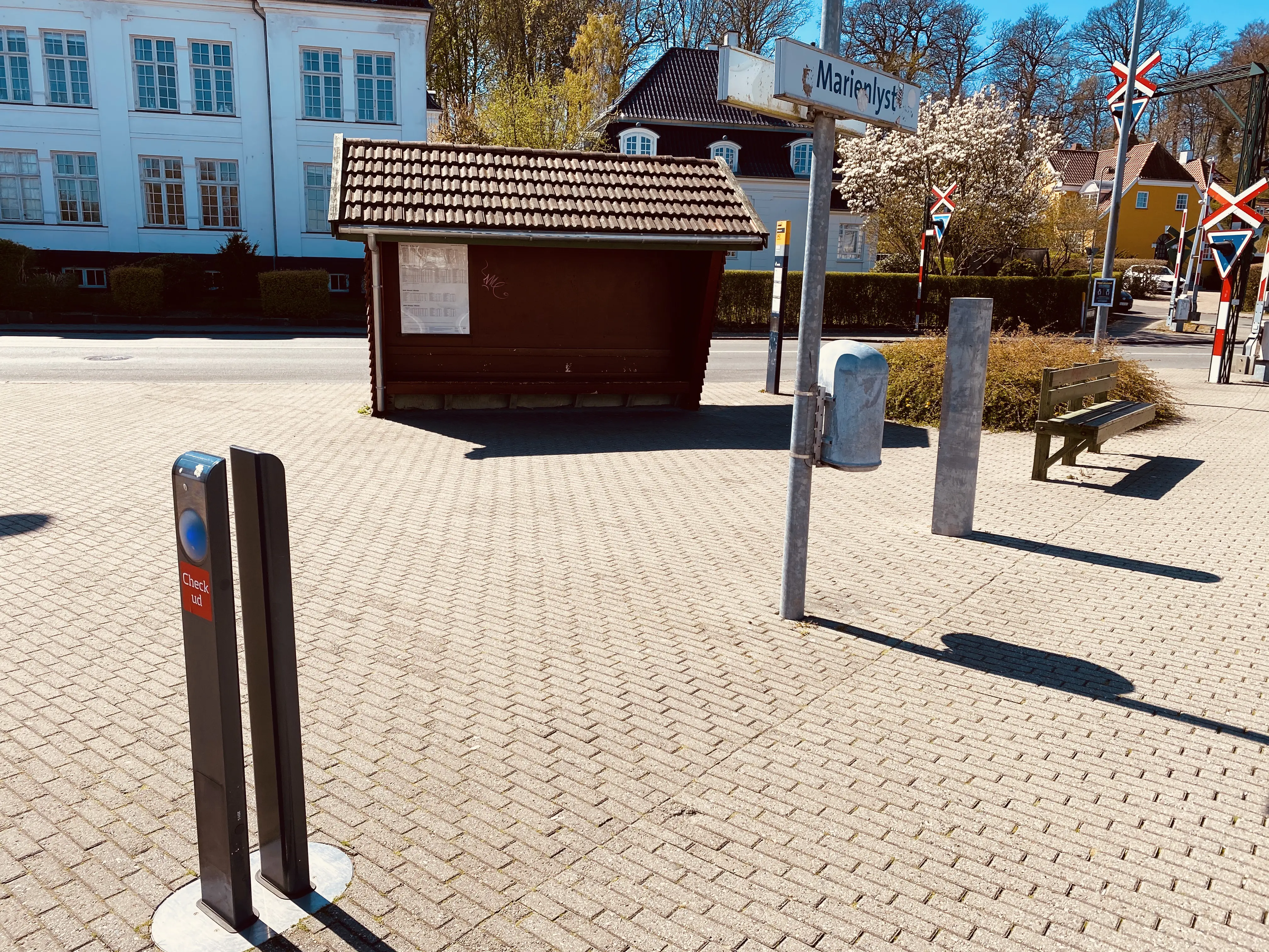 Billede af Marienlyst Trinbræt. Billede af Marienlyst Trinbræt.