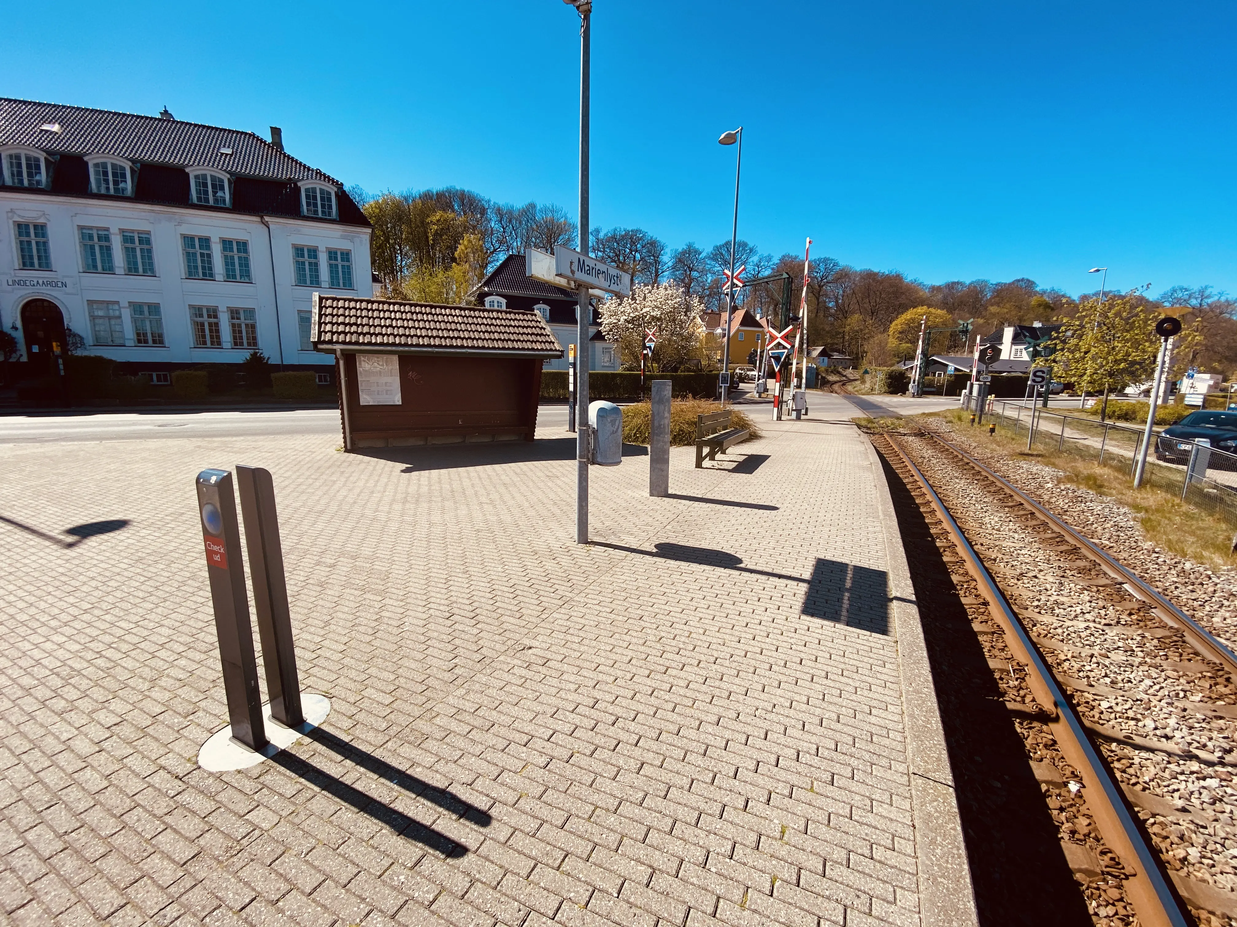 Billede af Marienlyst Trinbræt. Billede af Marienlyst Trinbræt.