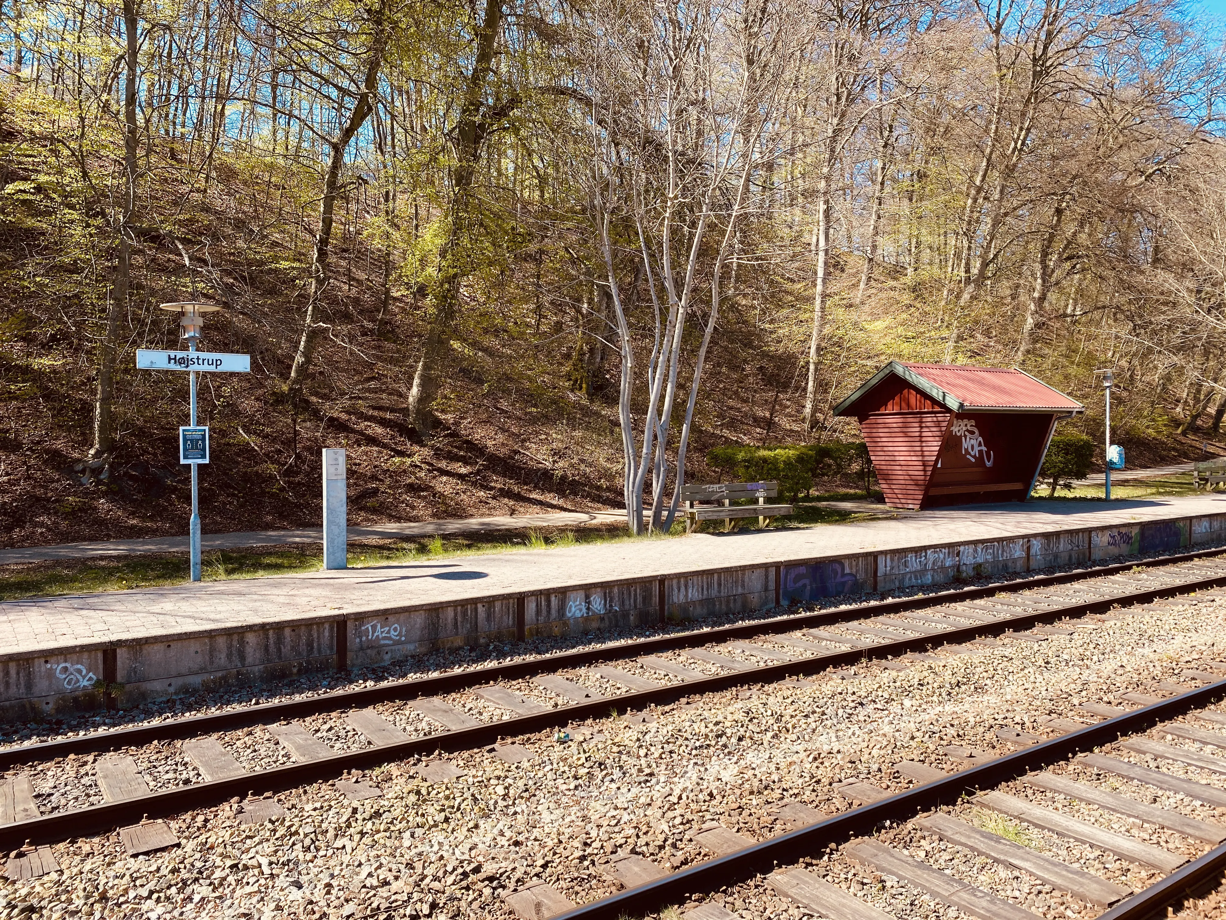 Billede af Højstrup Trinbræt. Billede af Højstrup Trinbræt.