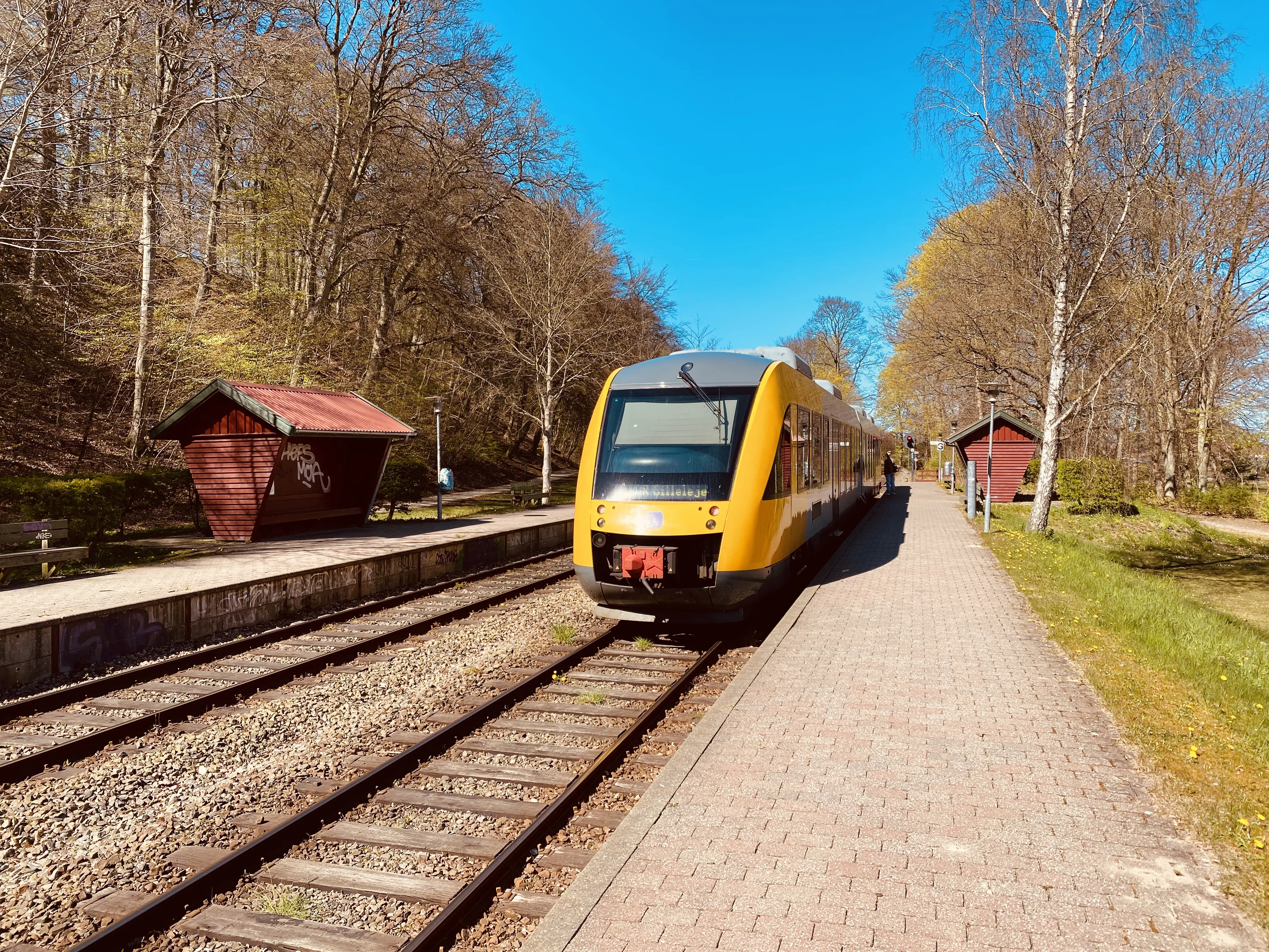 Billede af Højstrup Trinbræt. Billede af Højstrup Trinbræt.