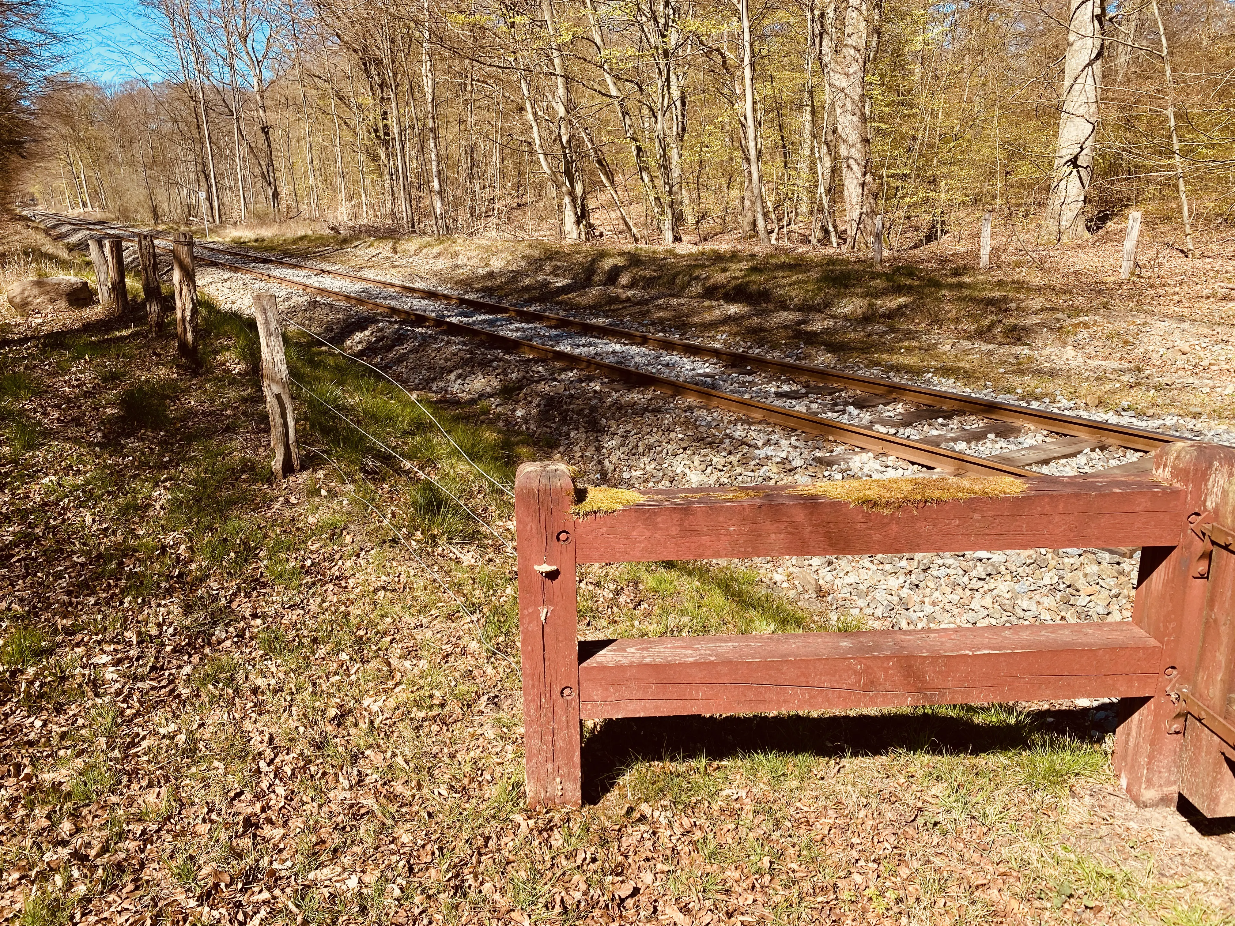 Billede af Julebæk Trinbræt, som er nedrevet, men den har ligget her.