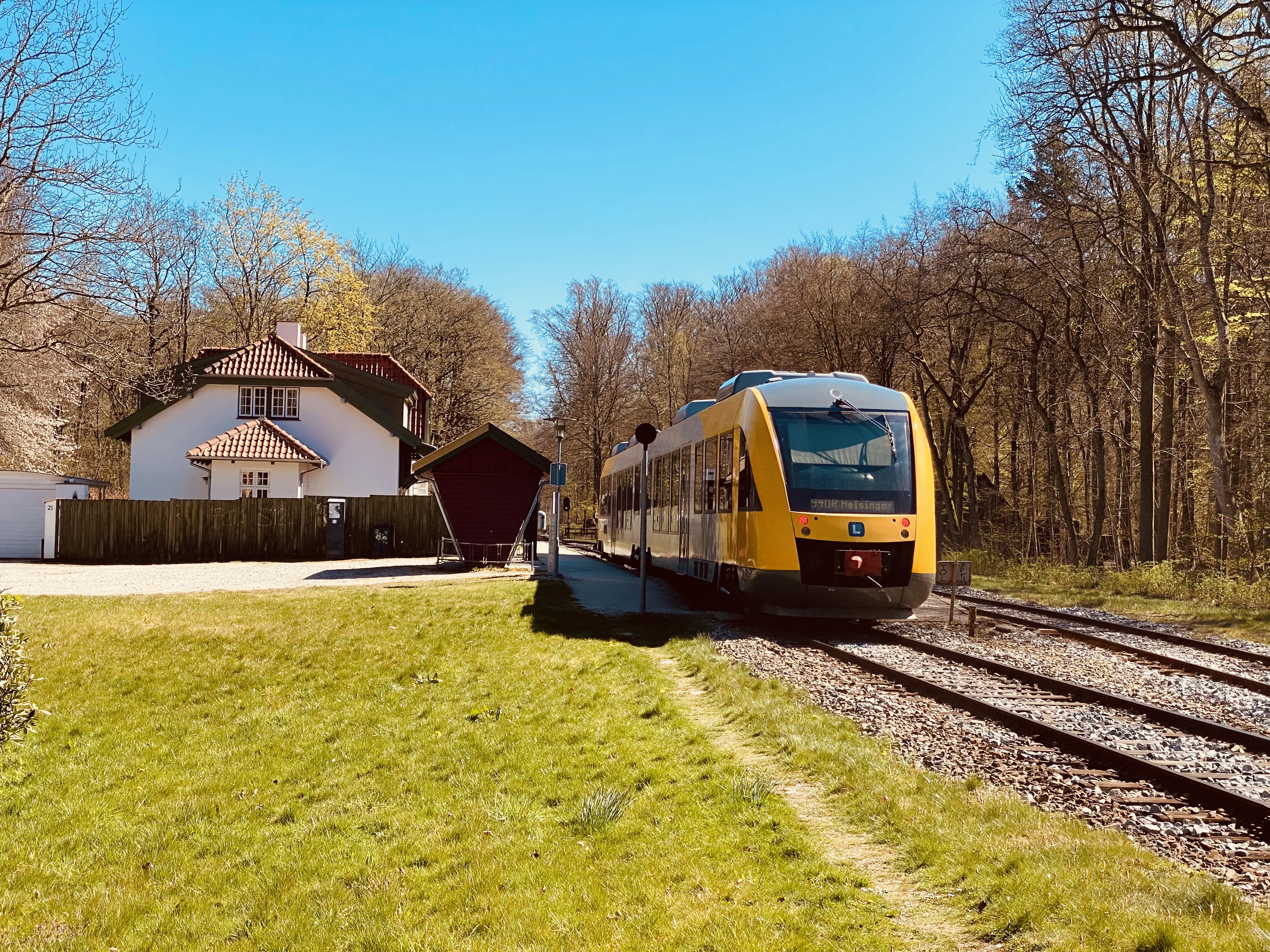 Billede af Hellebæk Station.