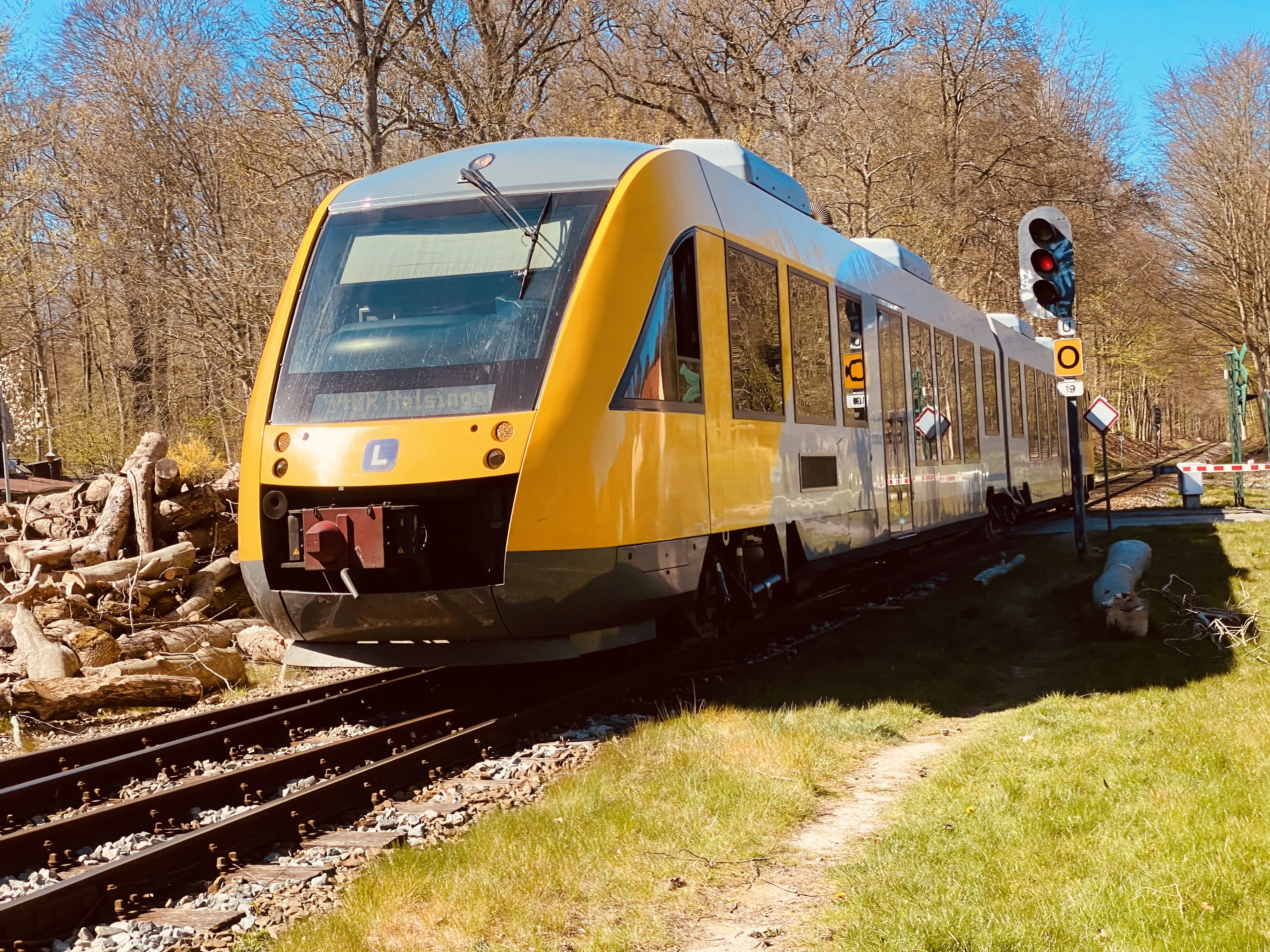 Billede af Hellebæk Station.