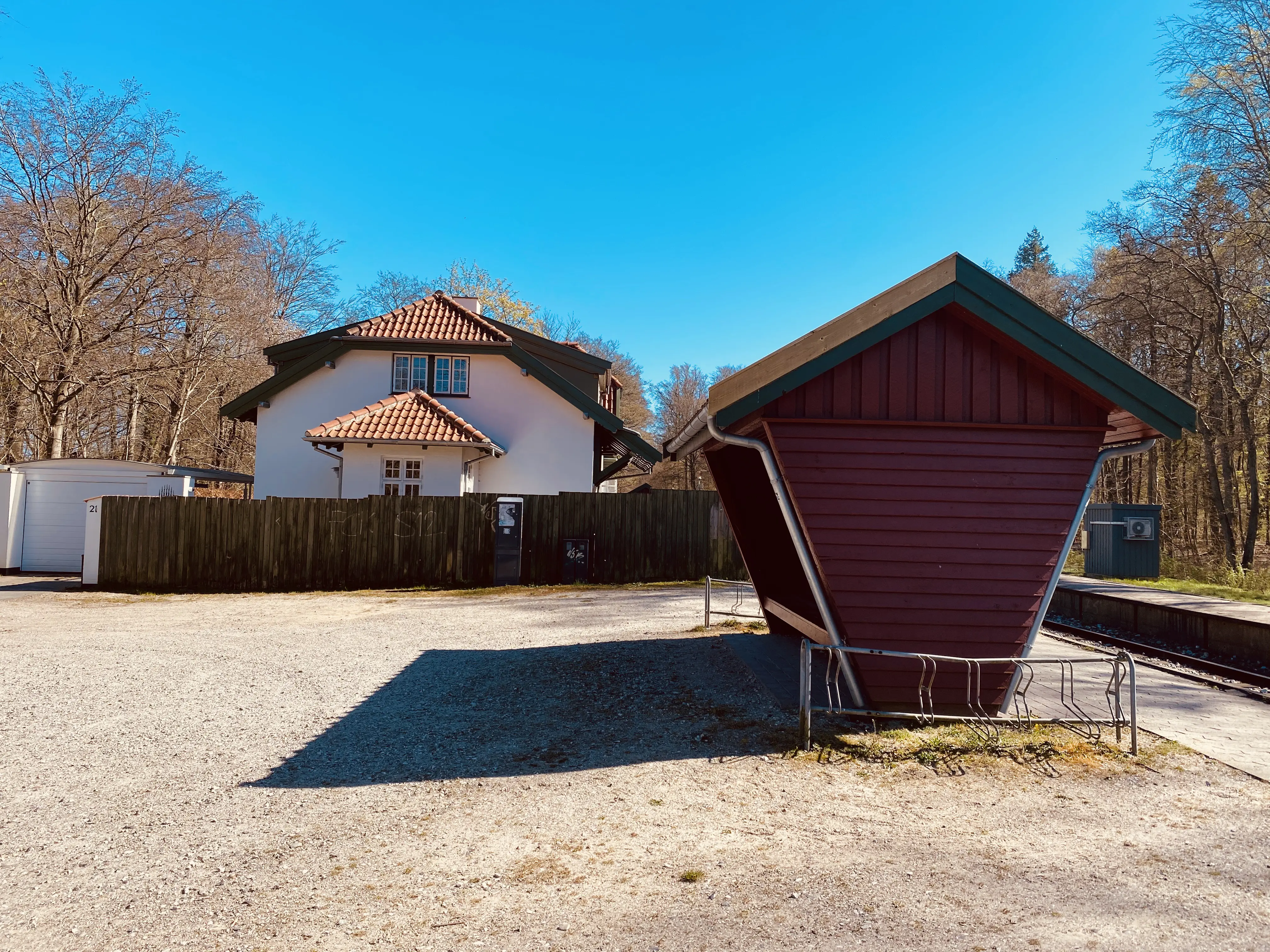 Billede af Hellebæk Station.