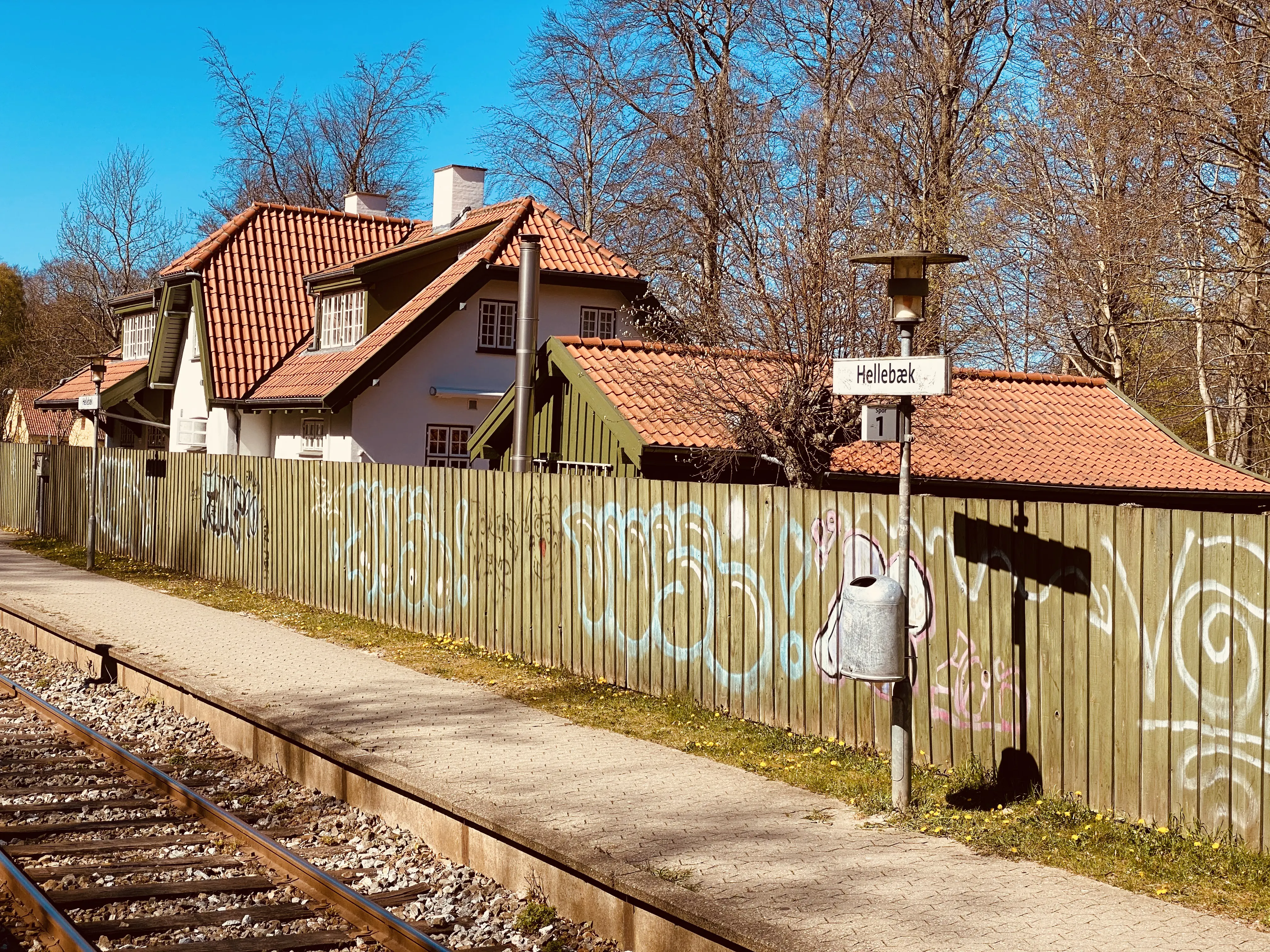 Billede af Hellebæk Station.