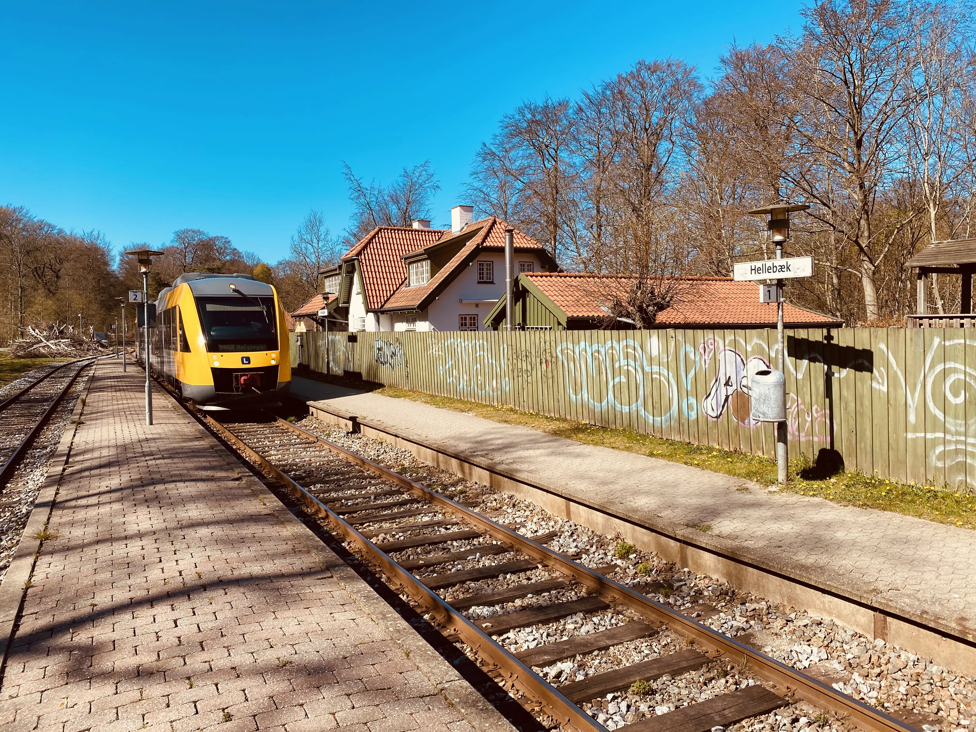 Hellebæk Station.
