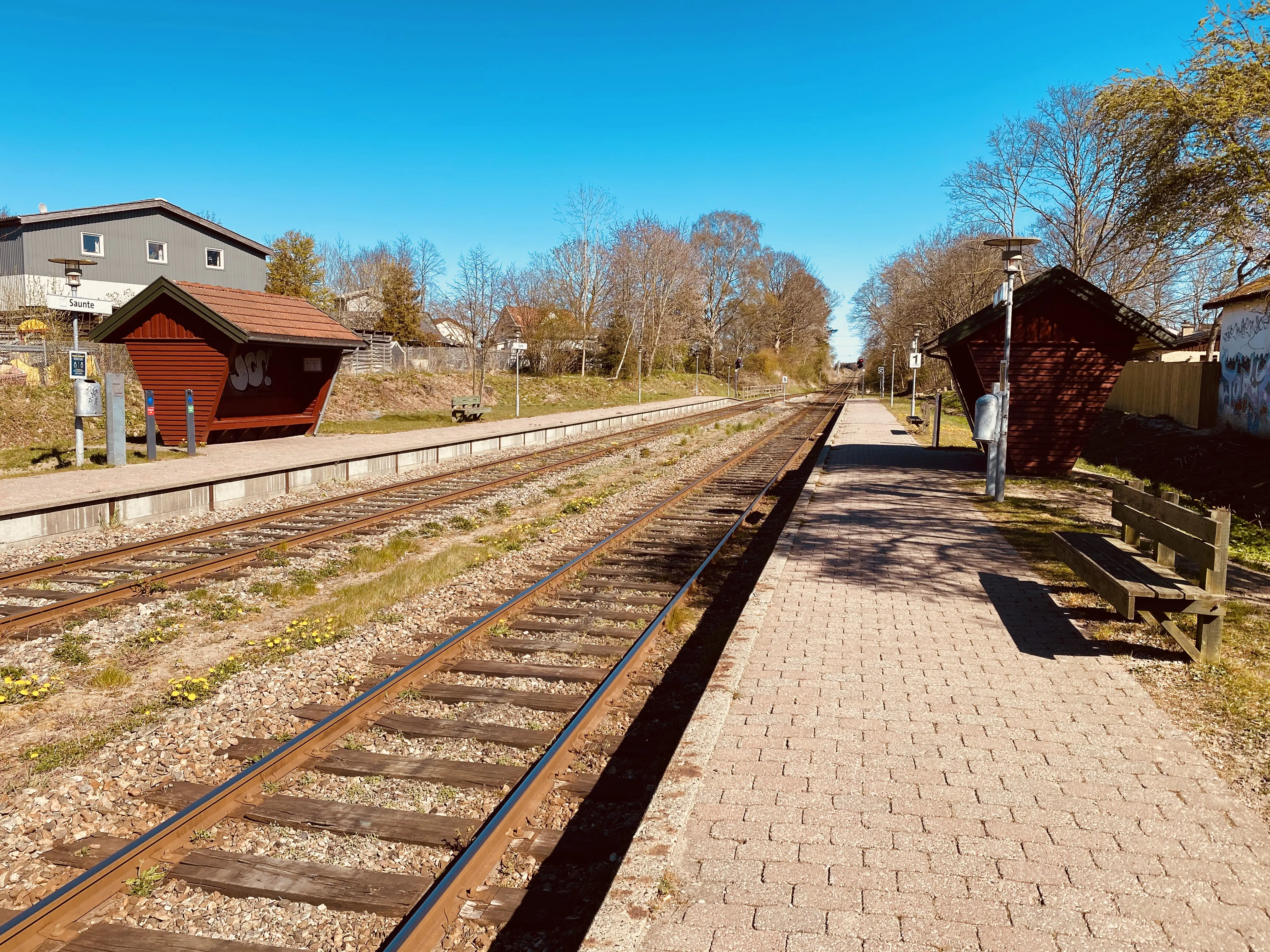 Billede af Saunte Station.