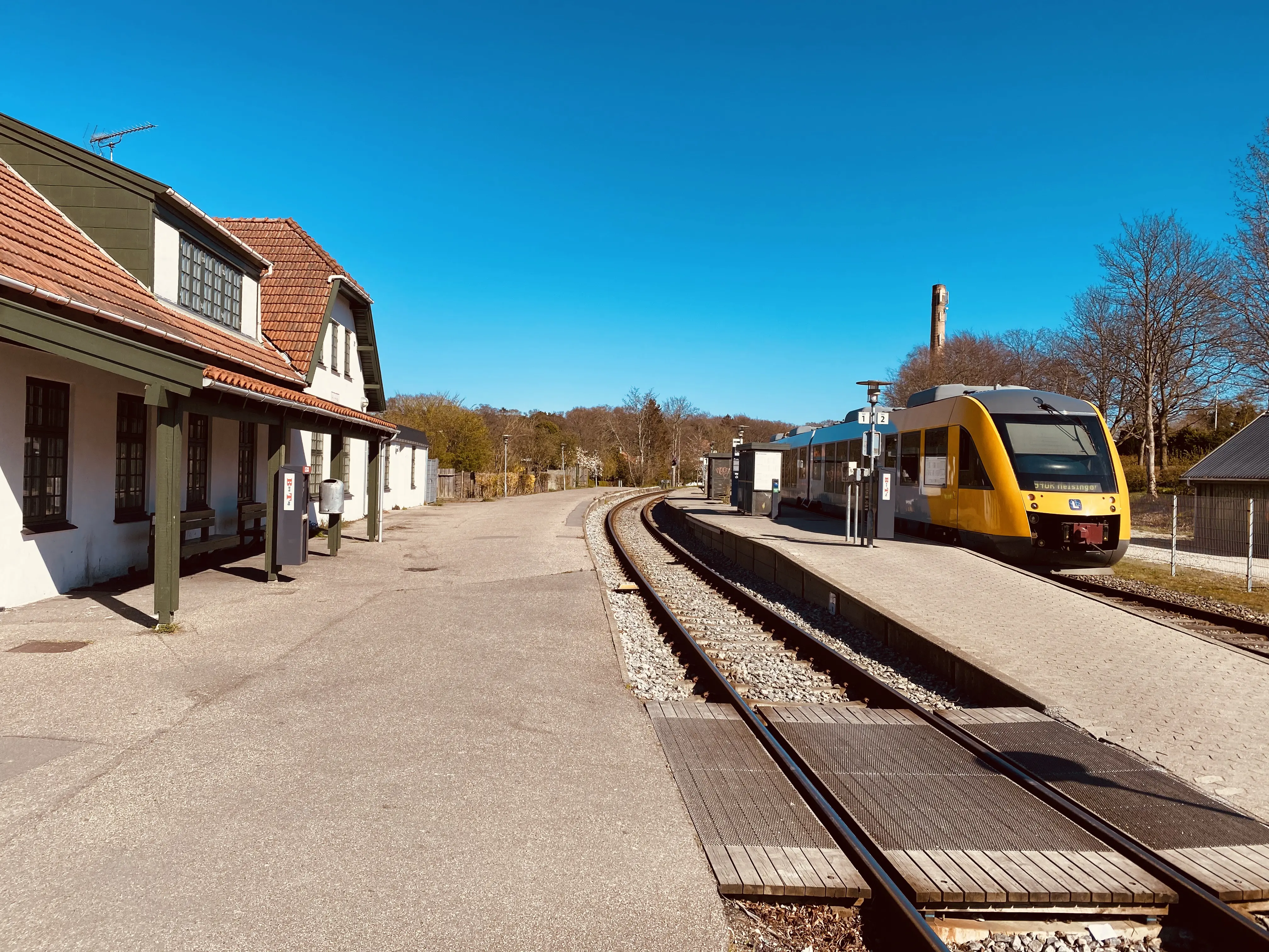 Billede af Hornbæk Station.