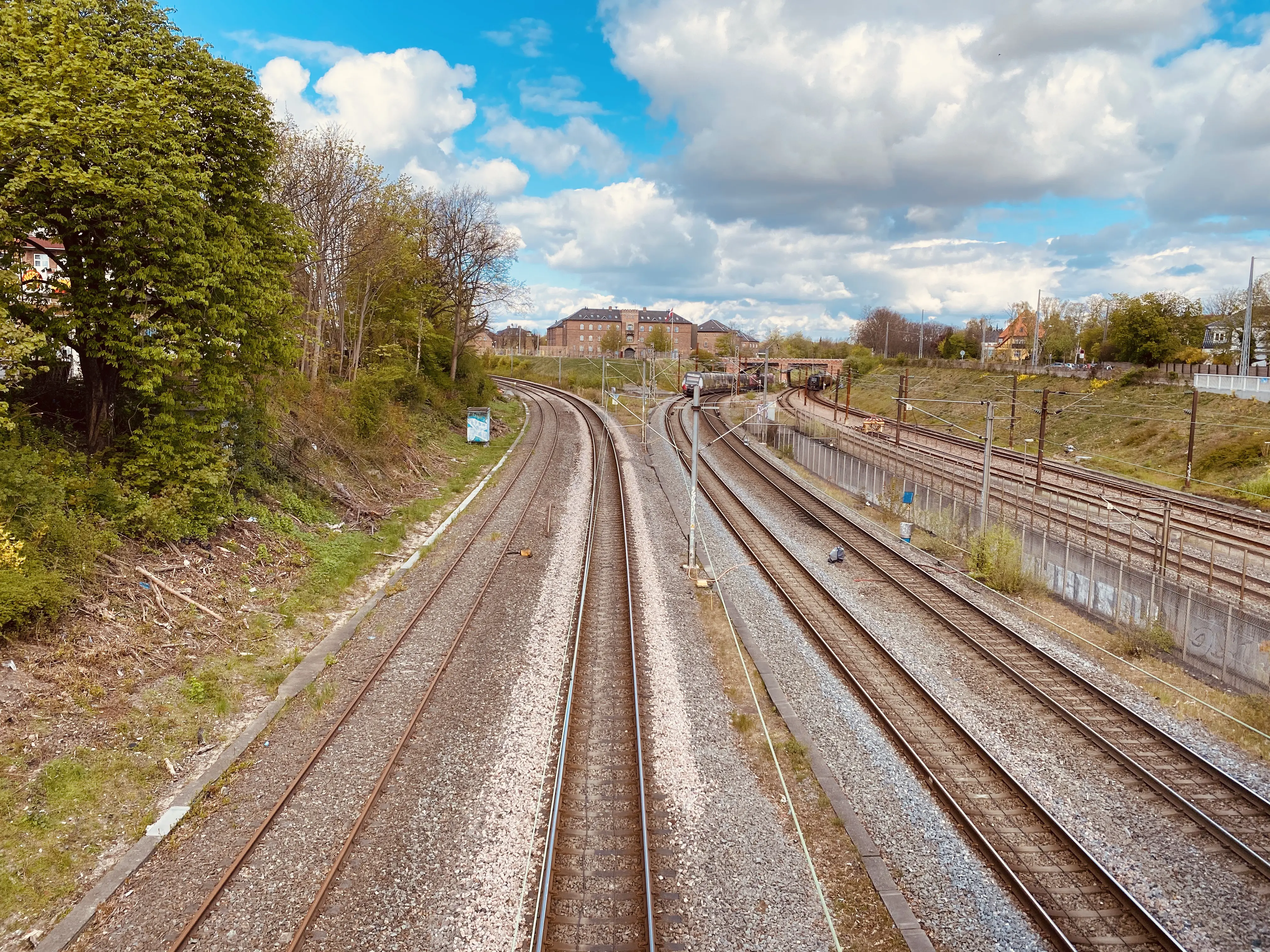 Billede af Svanemøllen Station er nedrevet, men den har ligget her.