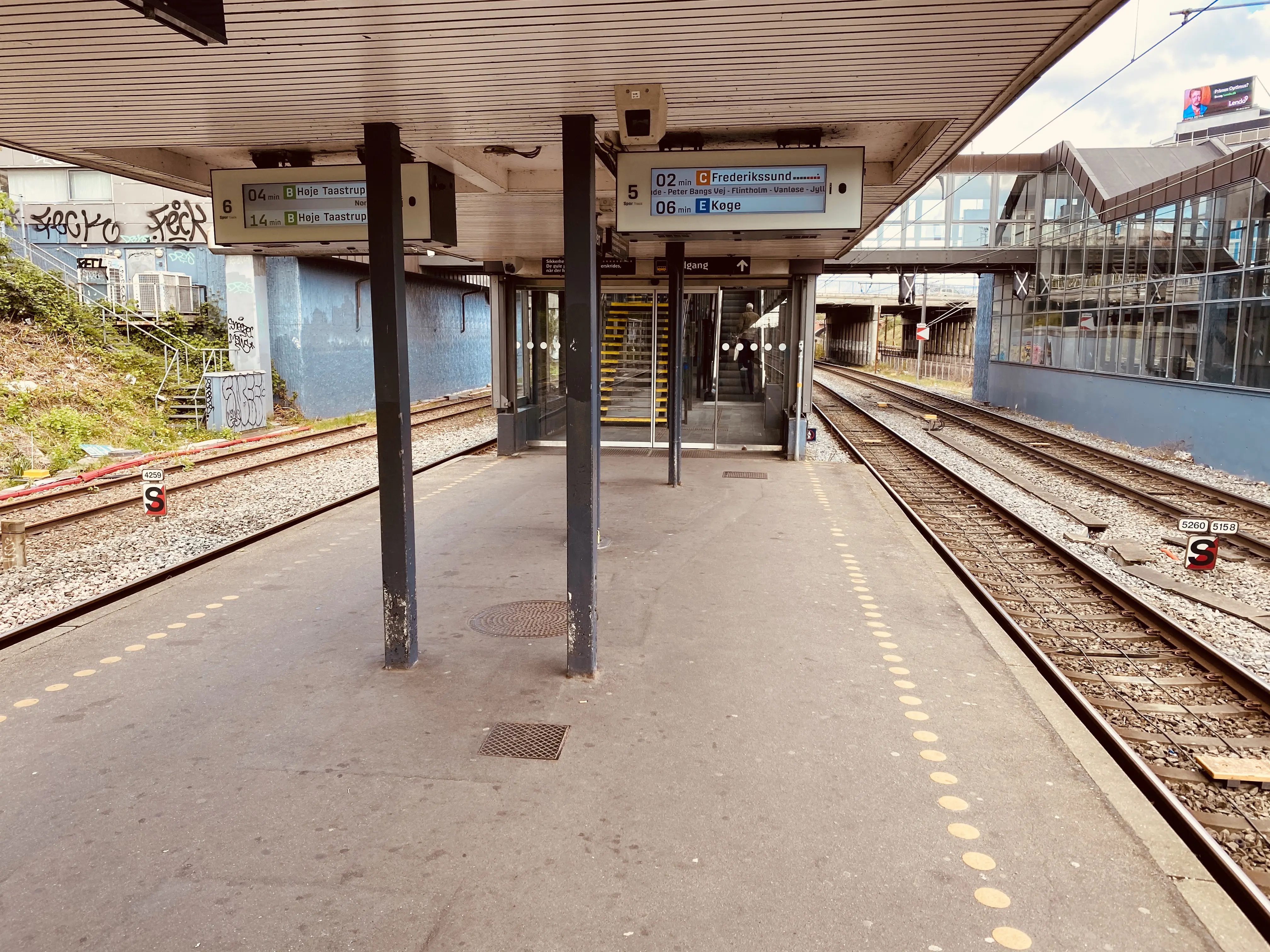 Billede af Svanemøllen S-togsstation. Billede af Svanemøllen S-togsstation.