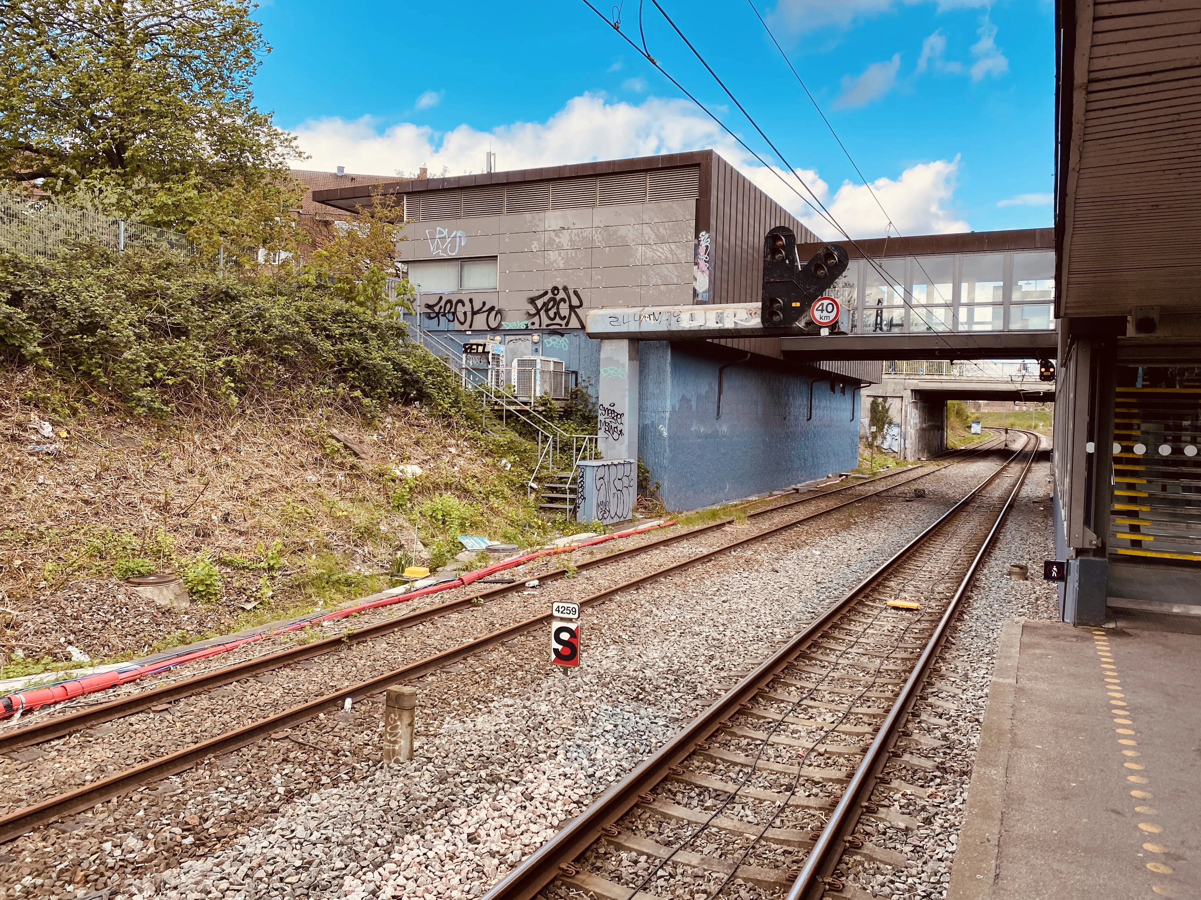 Billede af Svanemøllen S-togsstation. Billede af Svanemøllen S-togsstation.