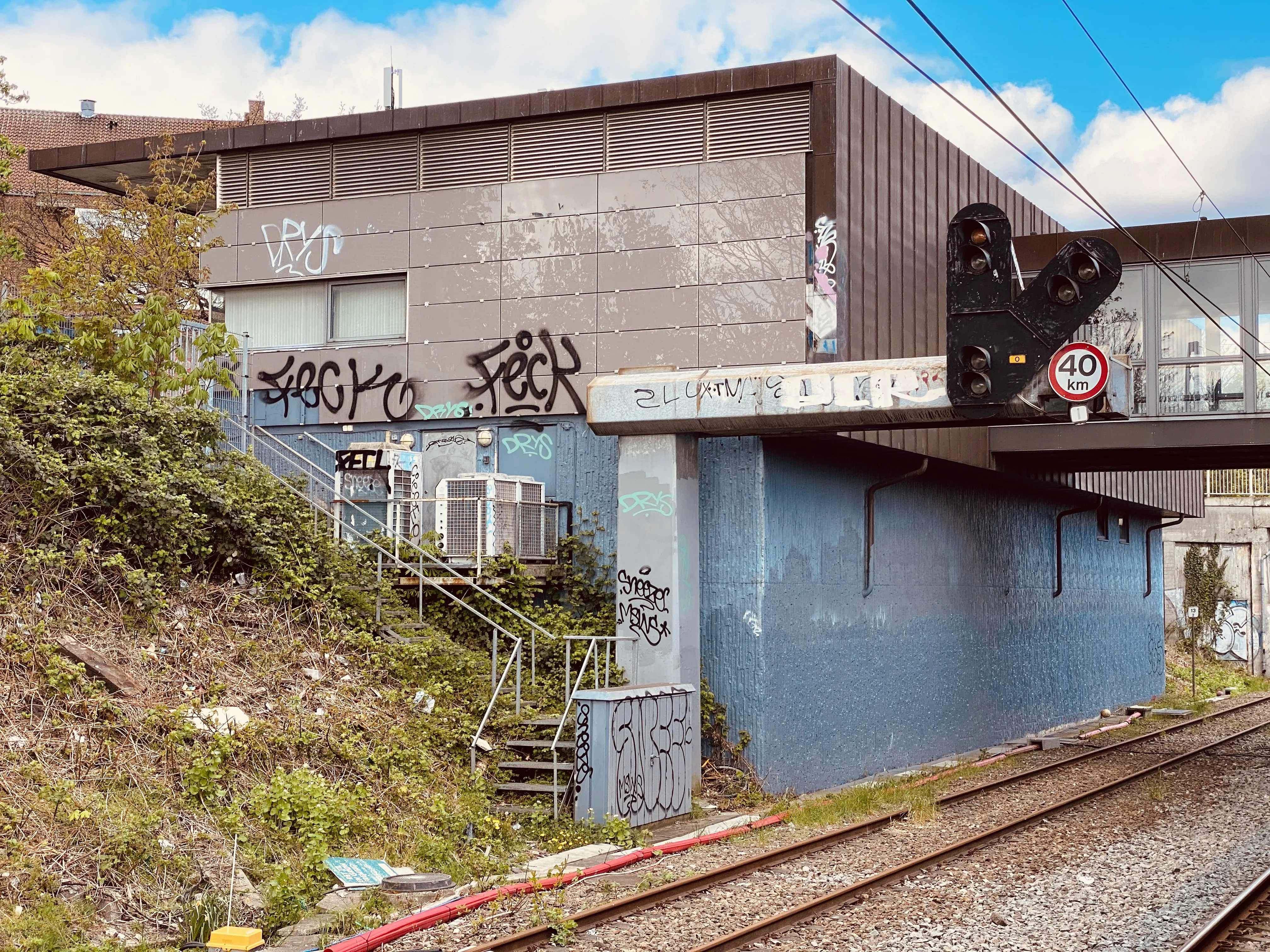 Billede af Svanemøllen S-togsstation. Billede af Svanemøllen S-togsstation.