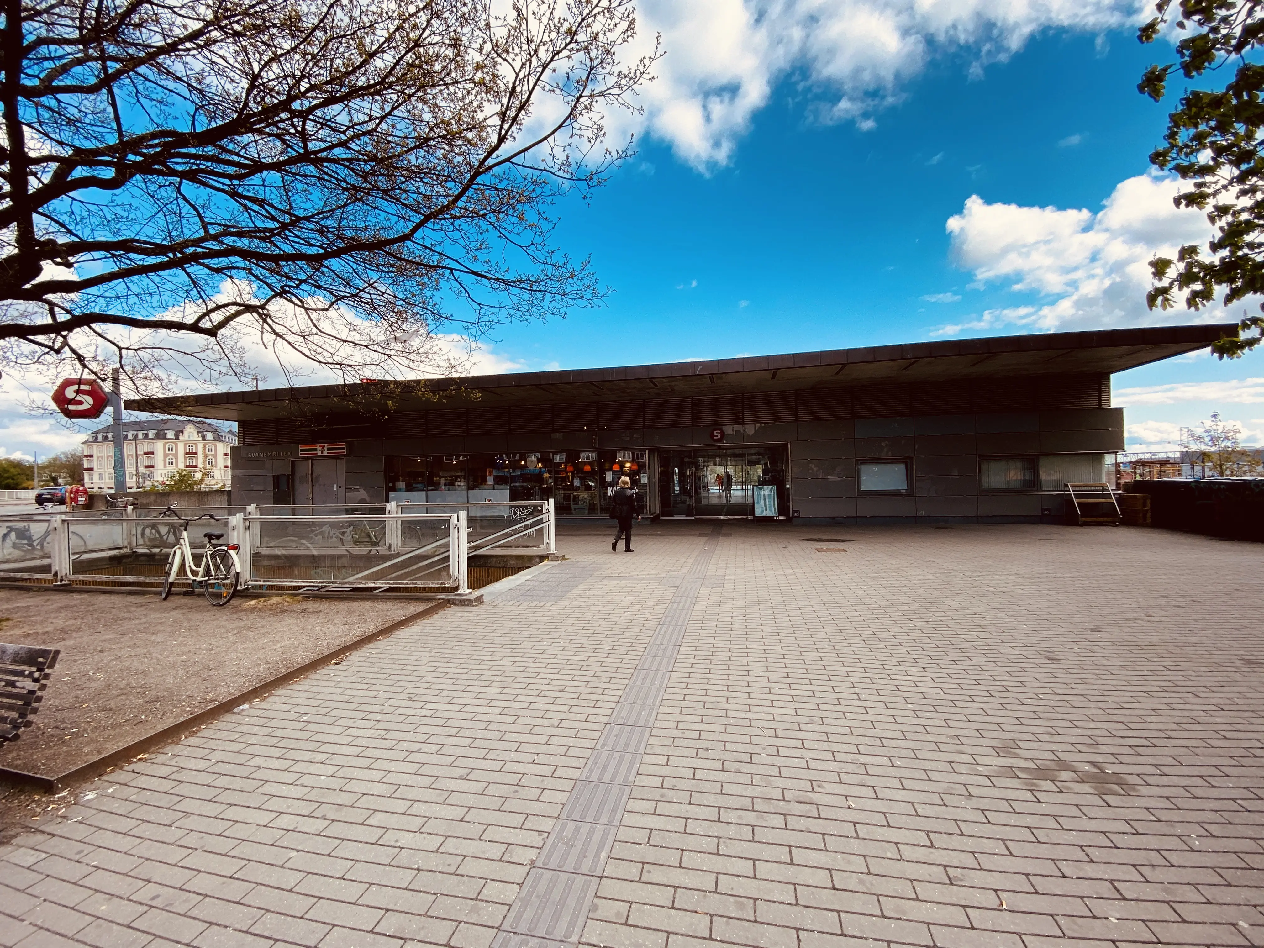Billede af Svanemøllen S-togsstation. Billede af Svanemøllen S-togsstation.